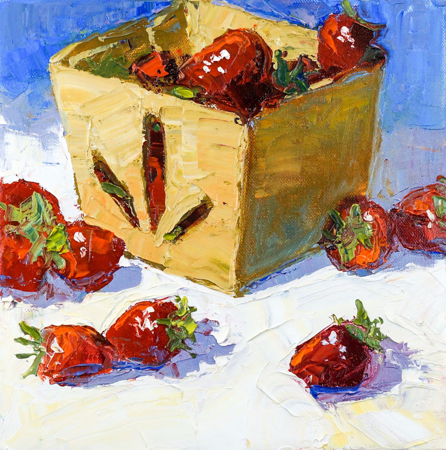 Strawberries in a Box