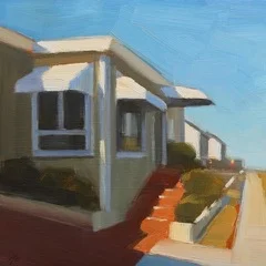 House with Red Steps