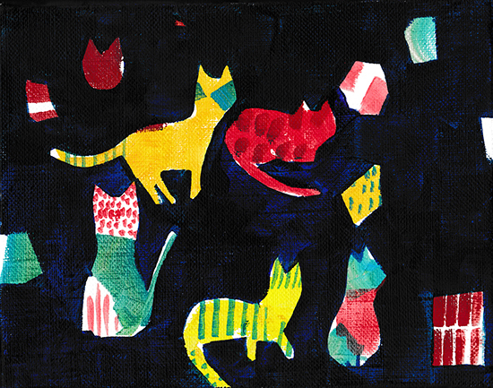 Cats by Chiami Sekine