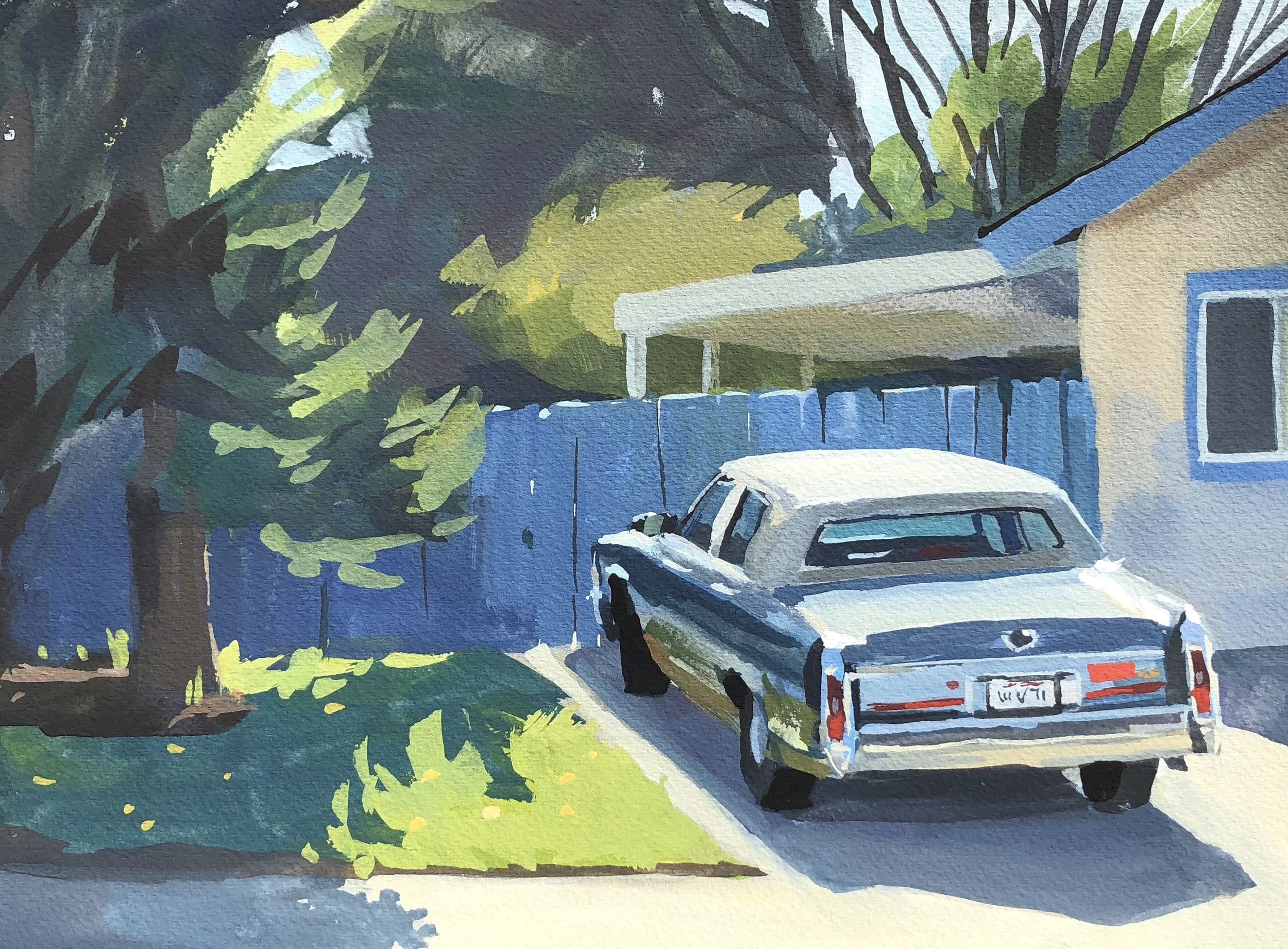 Blue Cadillac