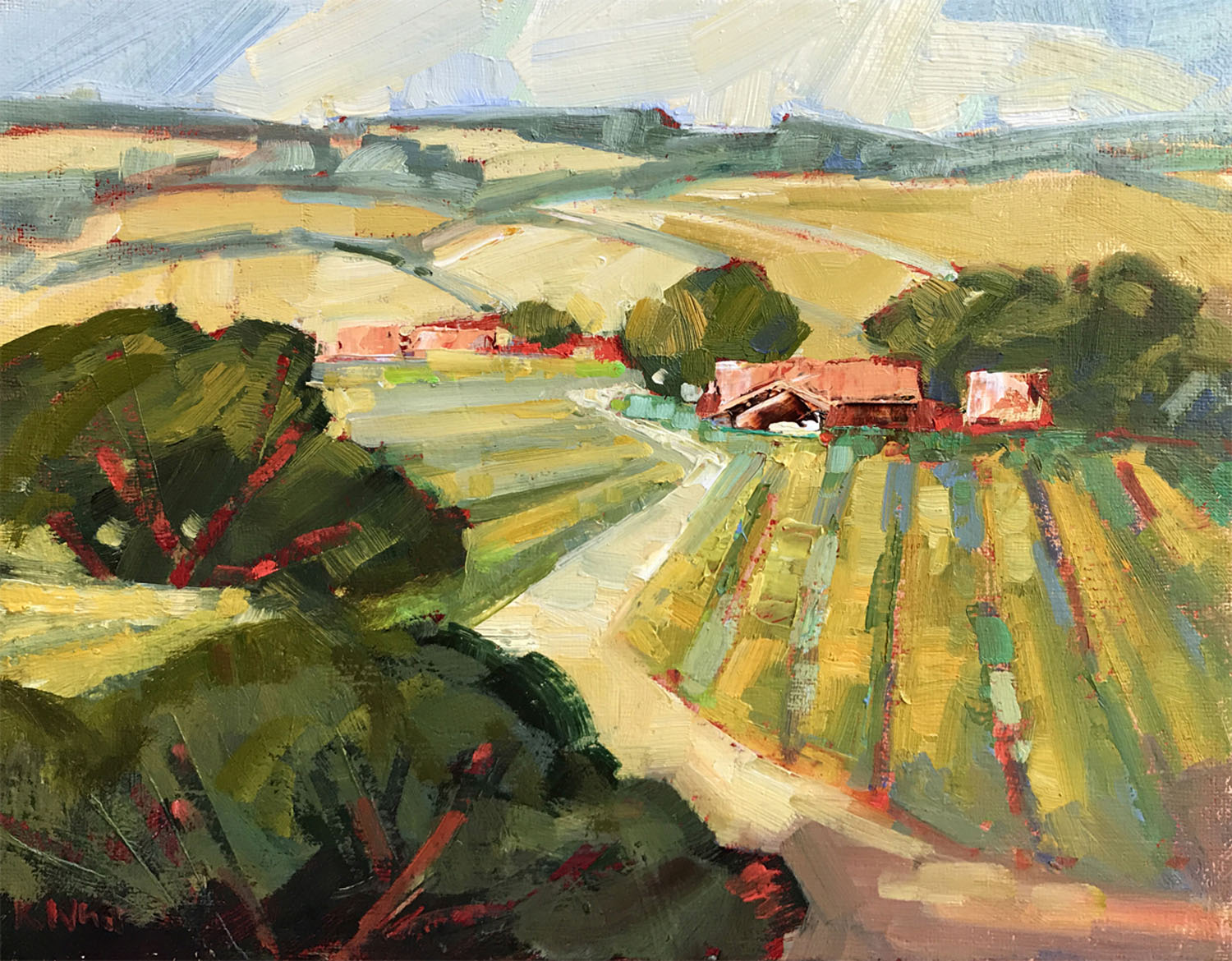 Farm Rows, Morgan Hill