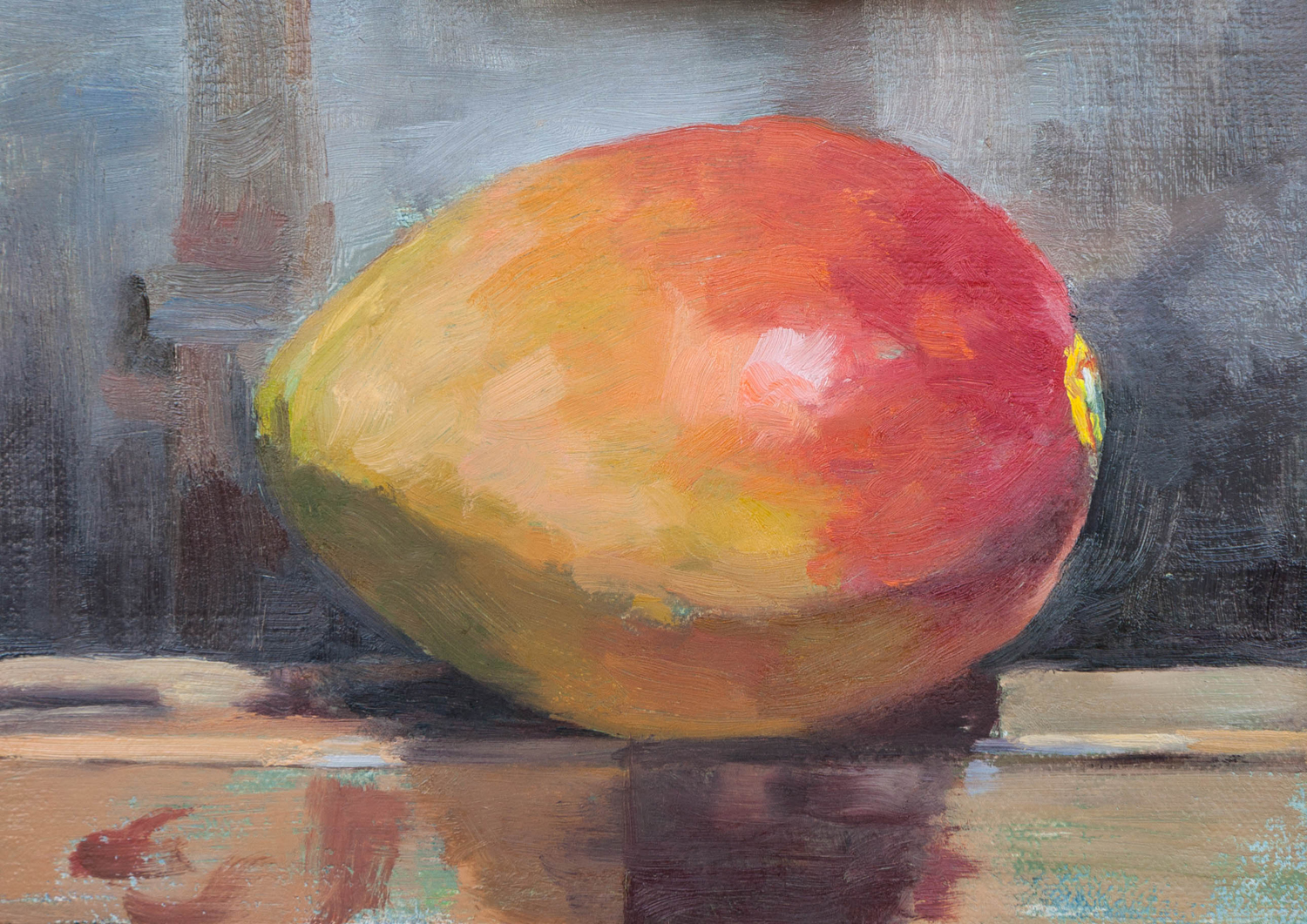 Mango on Easel