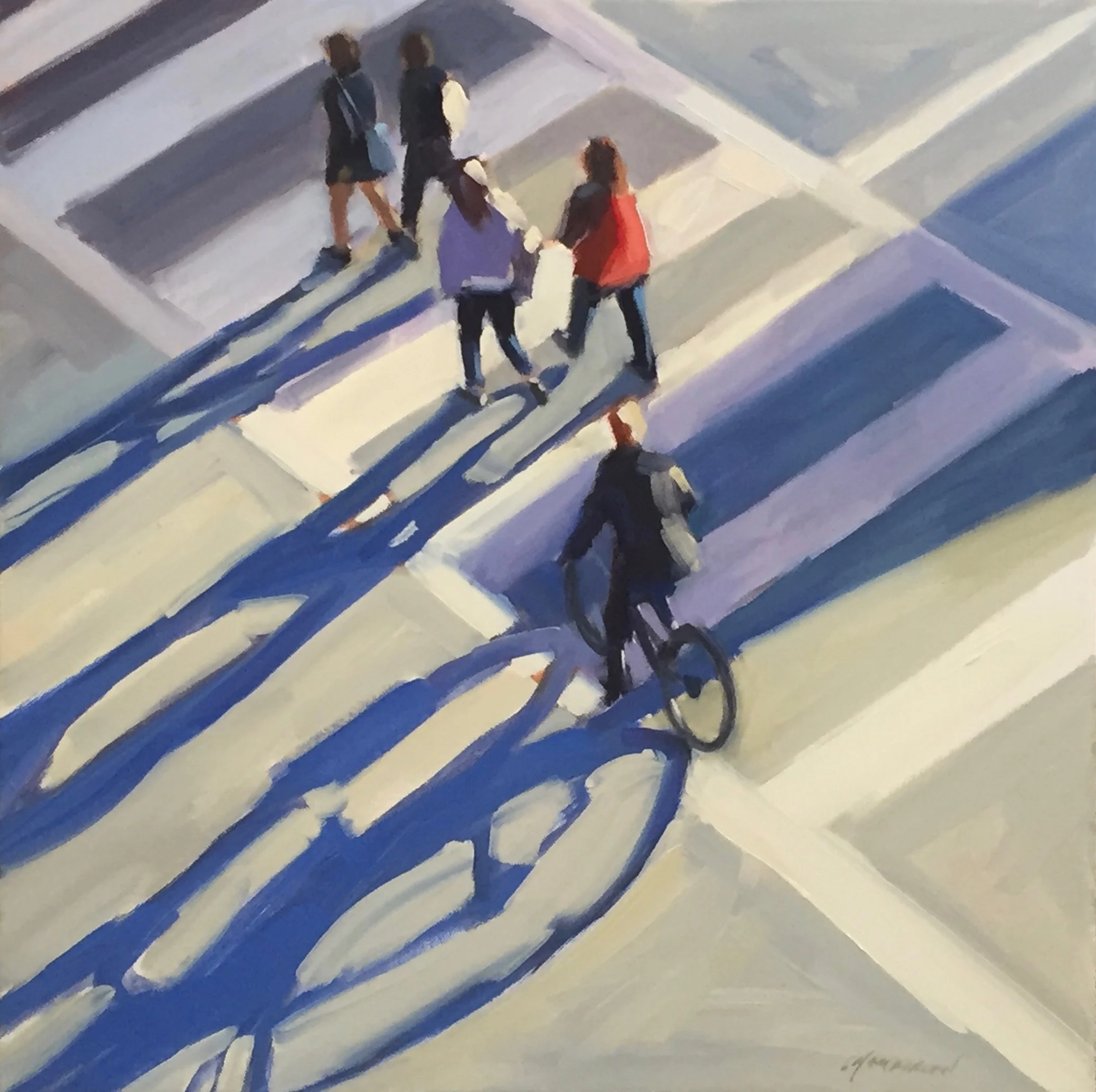 Crosswalk Shadows