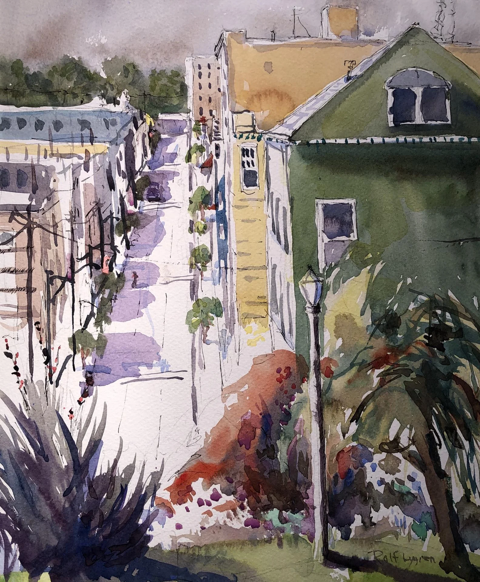 View Down Grove Street