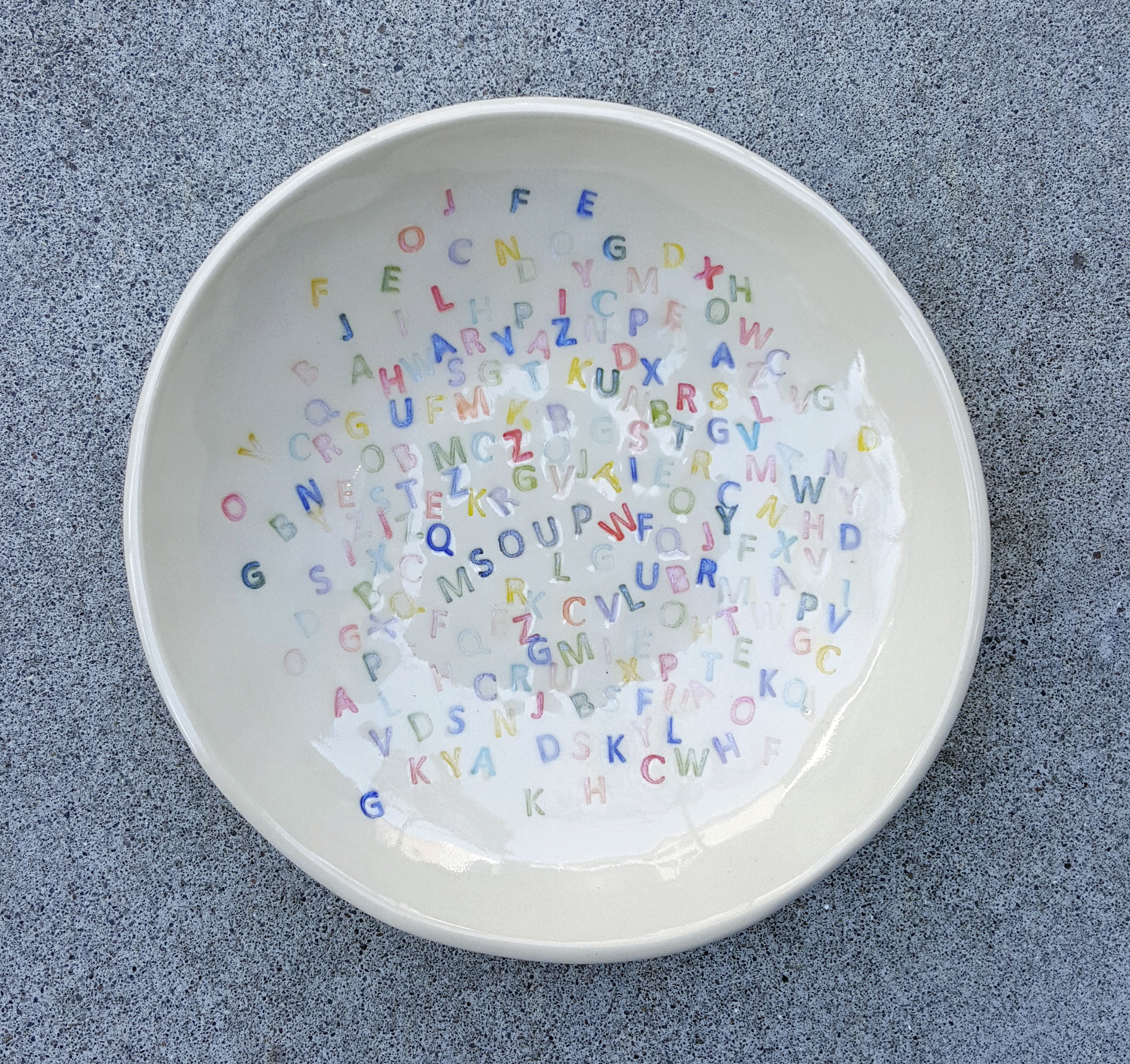 Alphabet Soup Bowl