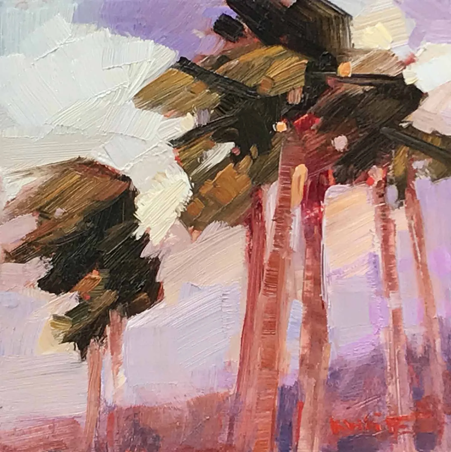 Windswept Palms