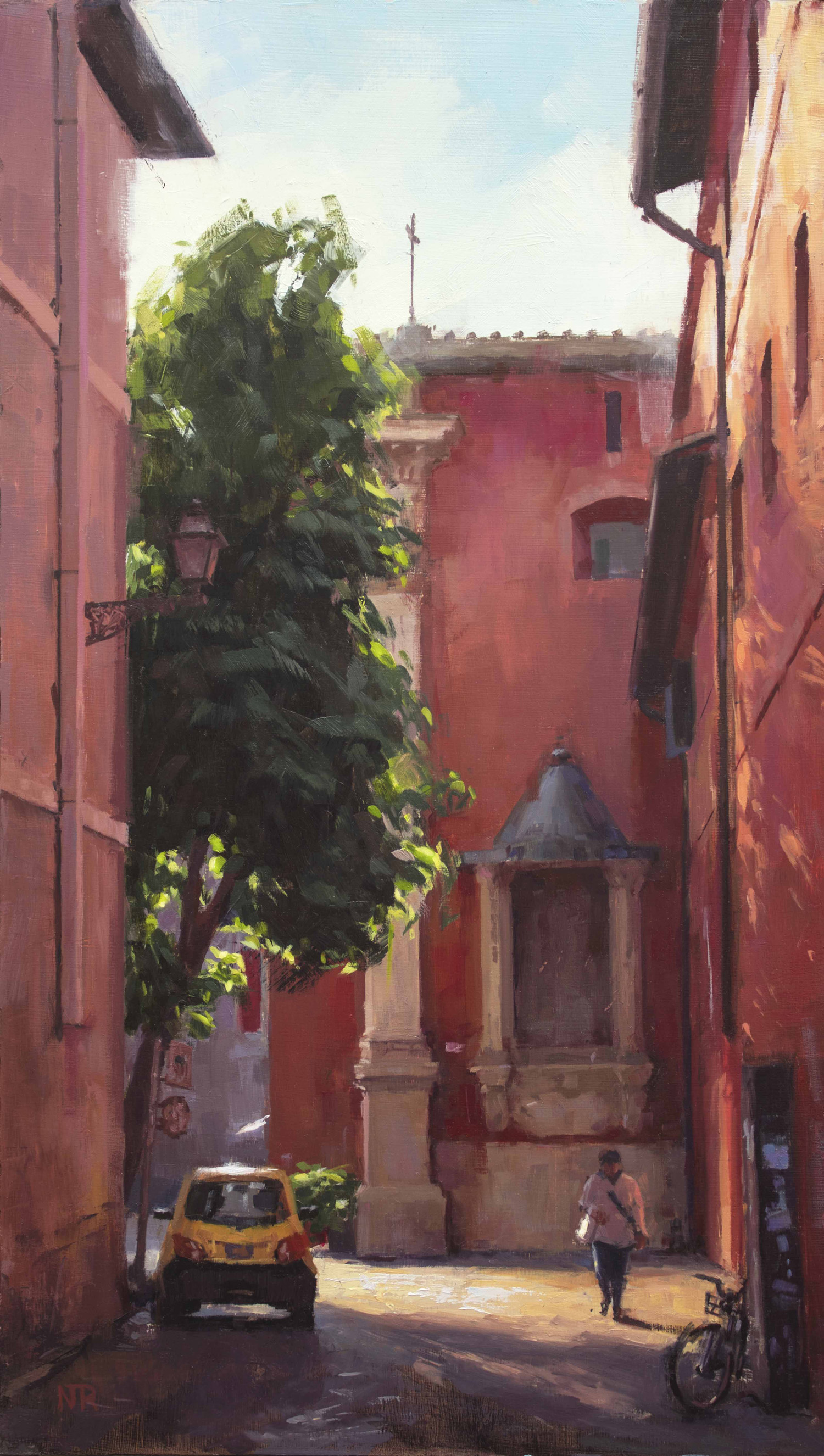 Afternoon Glow on Roman Streets by Nate Ross