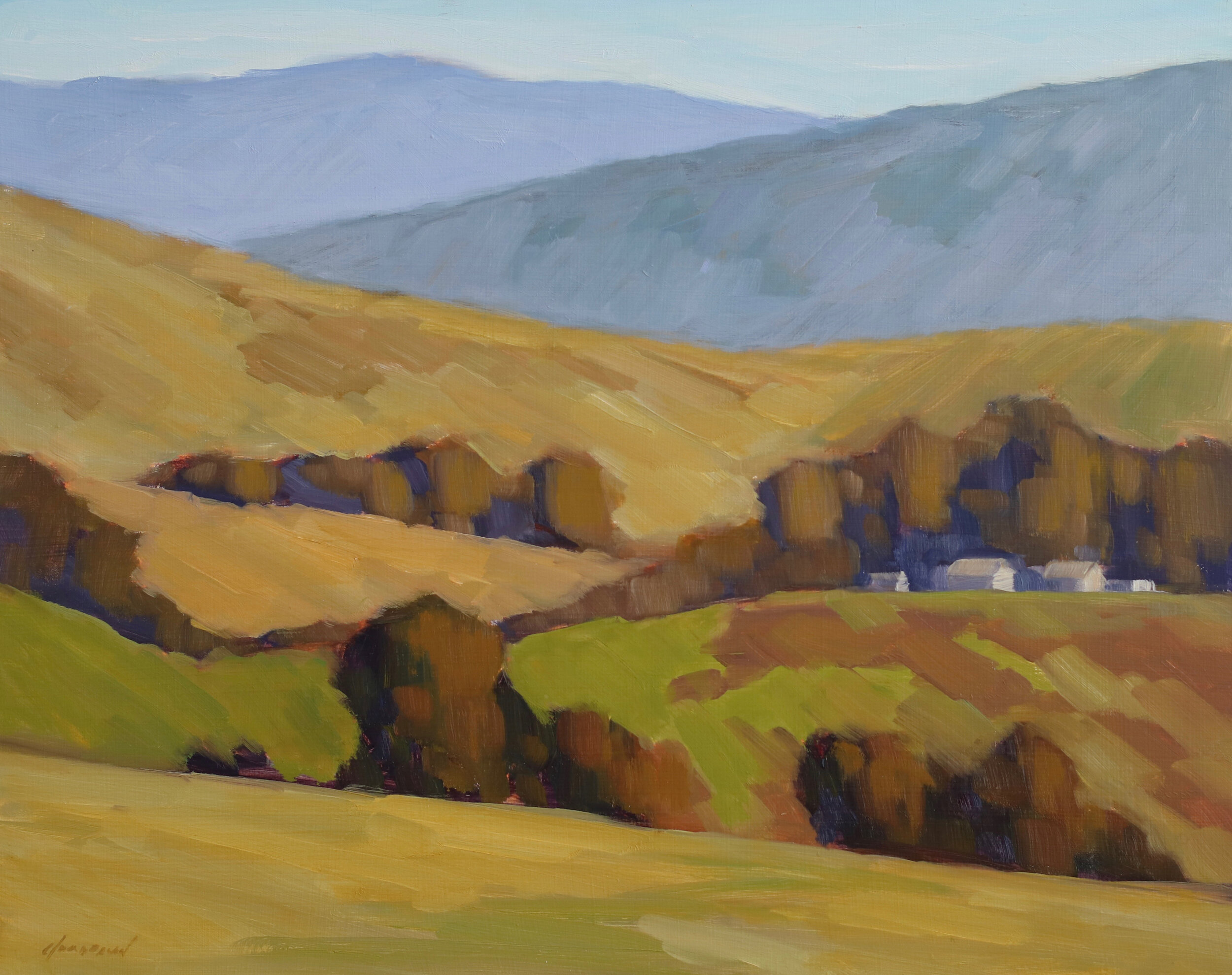 San Gregorio Hills by Michael Chamberlain