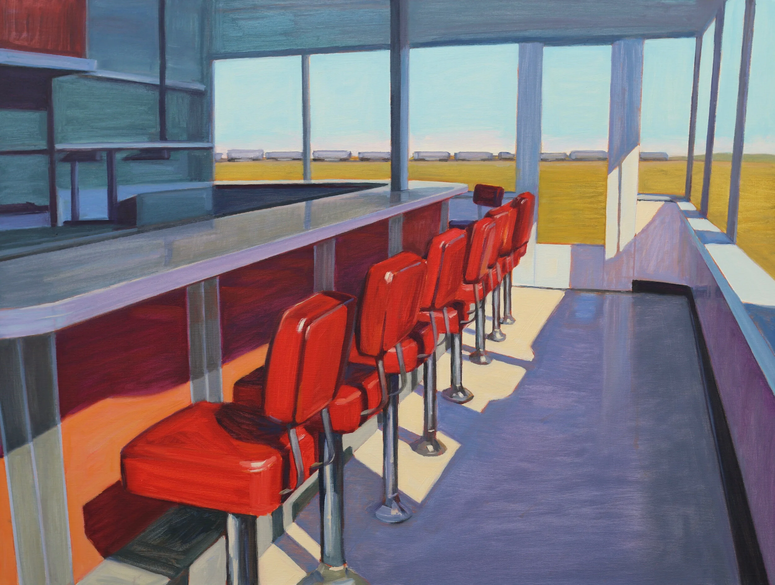 Morning Light in a Diner