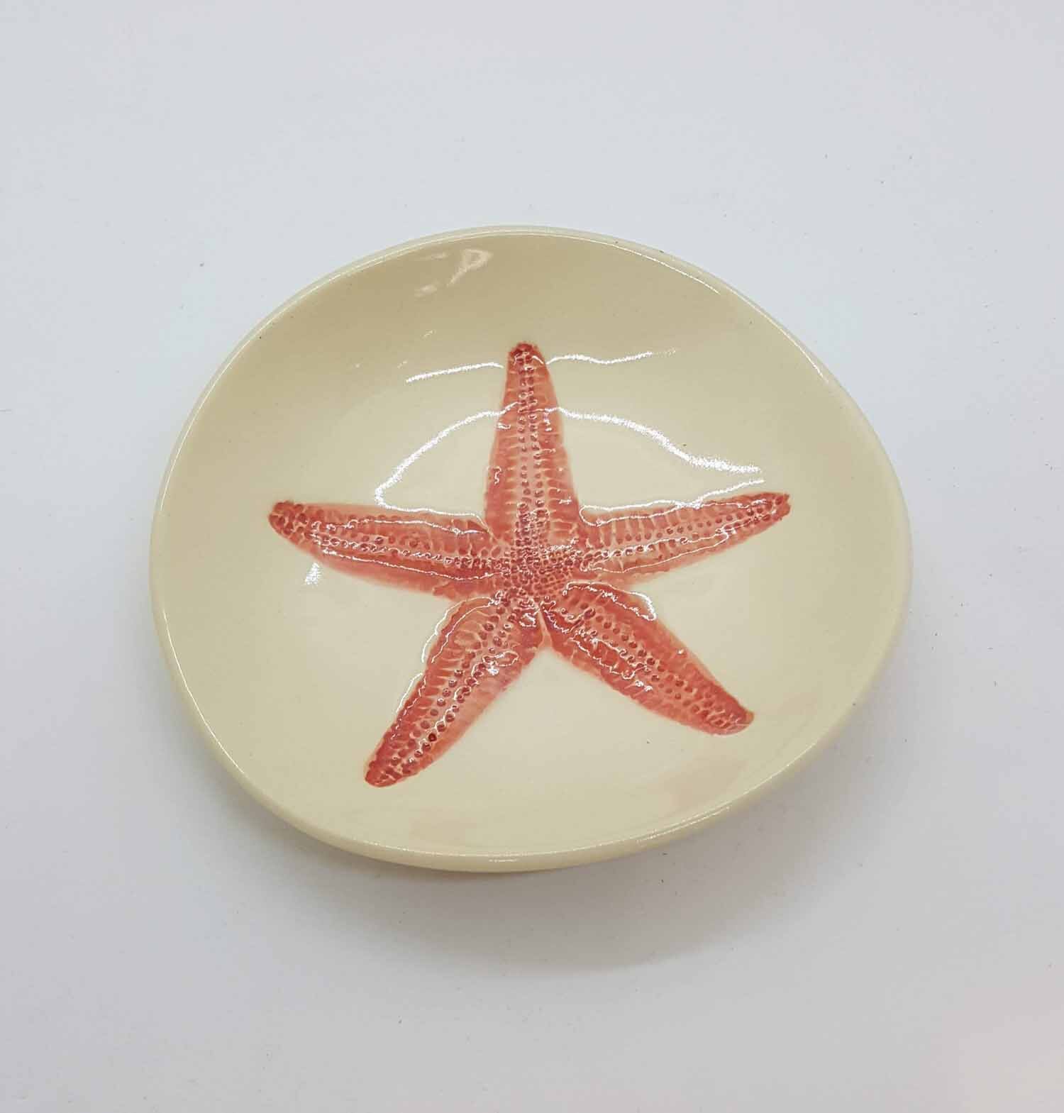Small Red Starfish Bowl