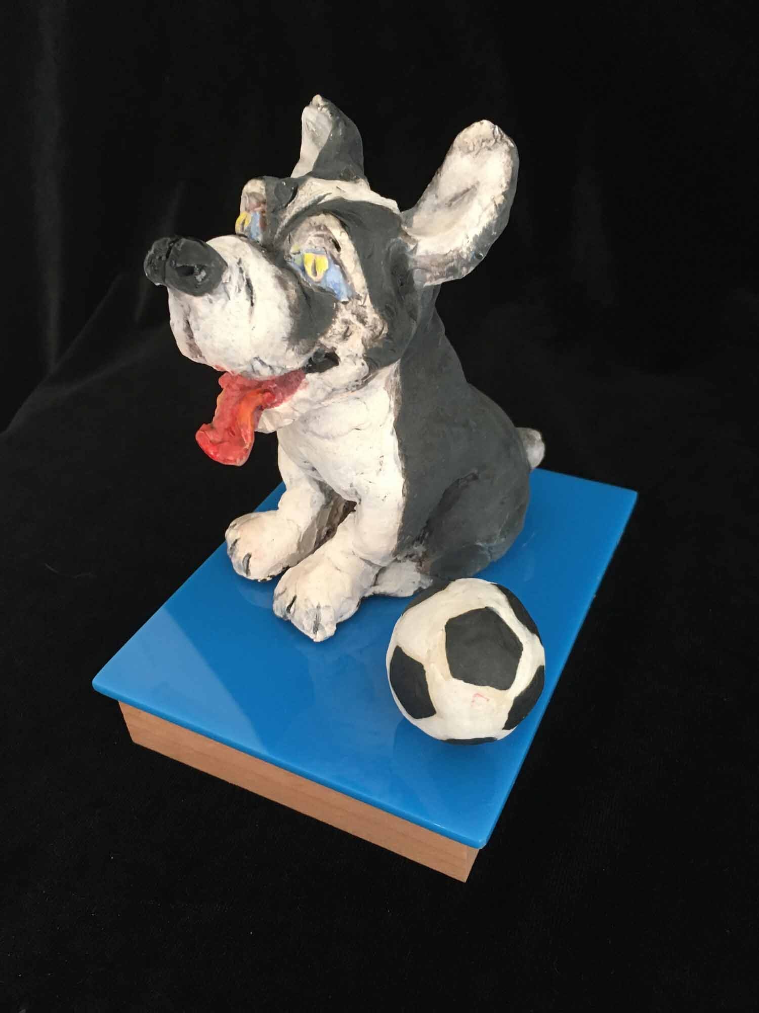 Dog with a Soccer Ball
