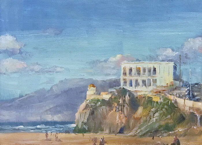 Cliff House from Ocean Beach