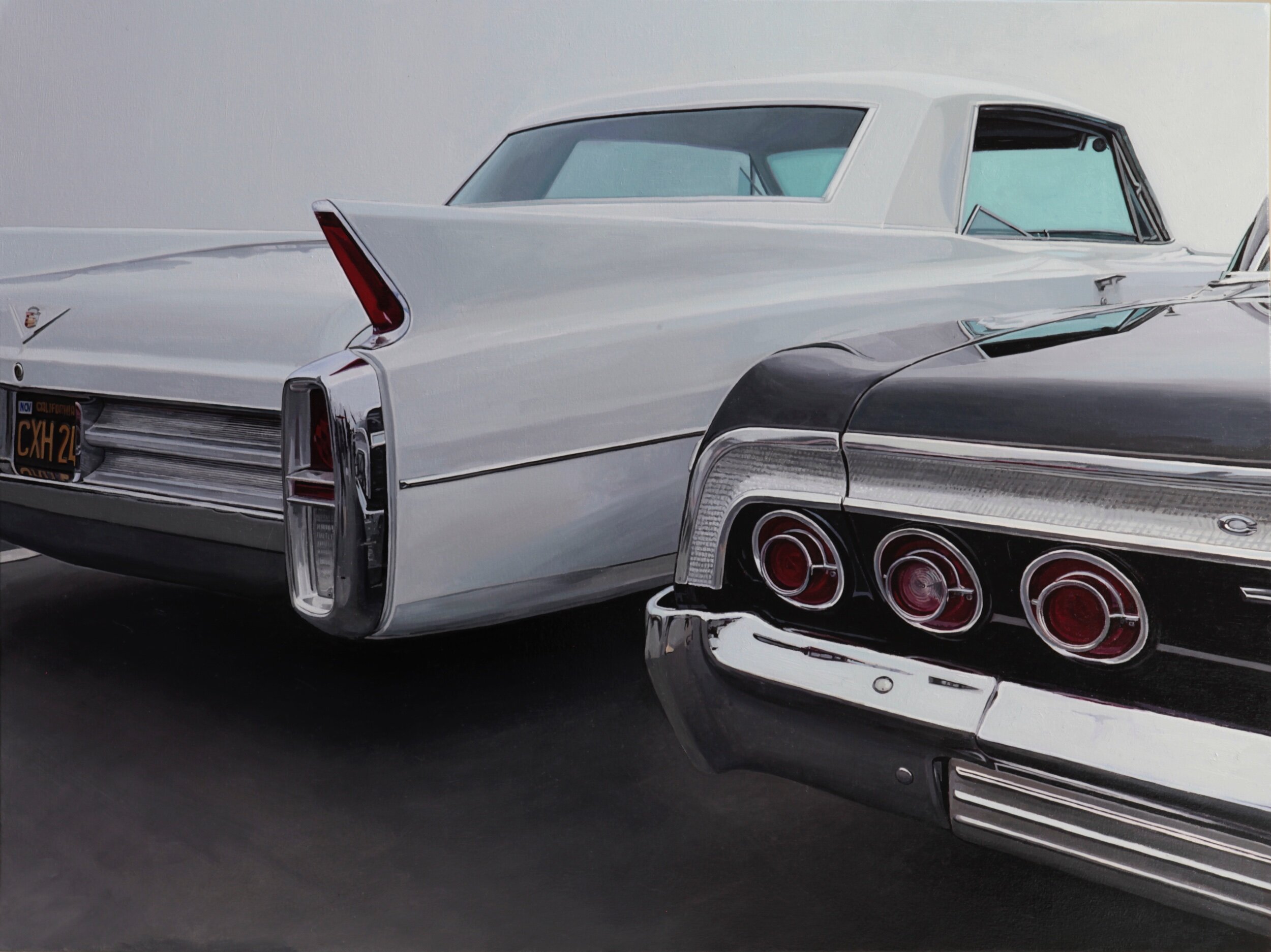 Long White Cadillac by Greg Gandy