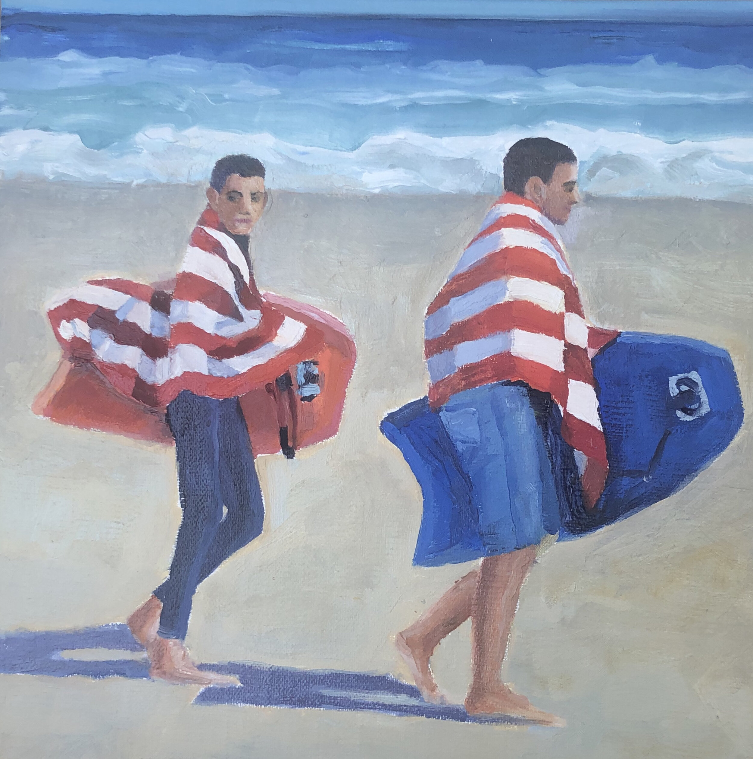 Summer Stripes: Surfers