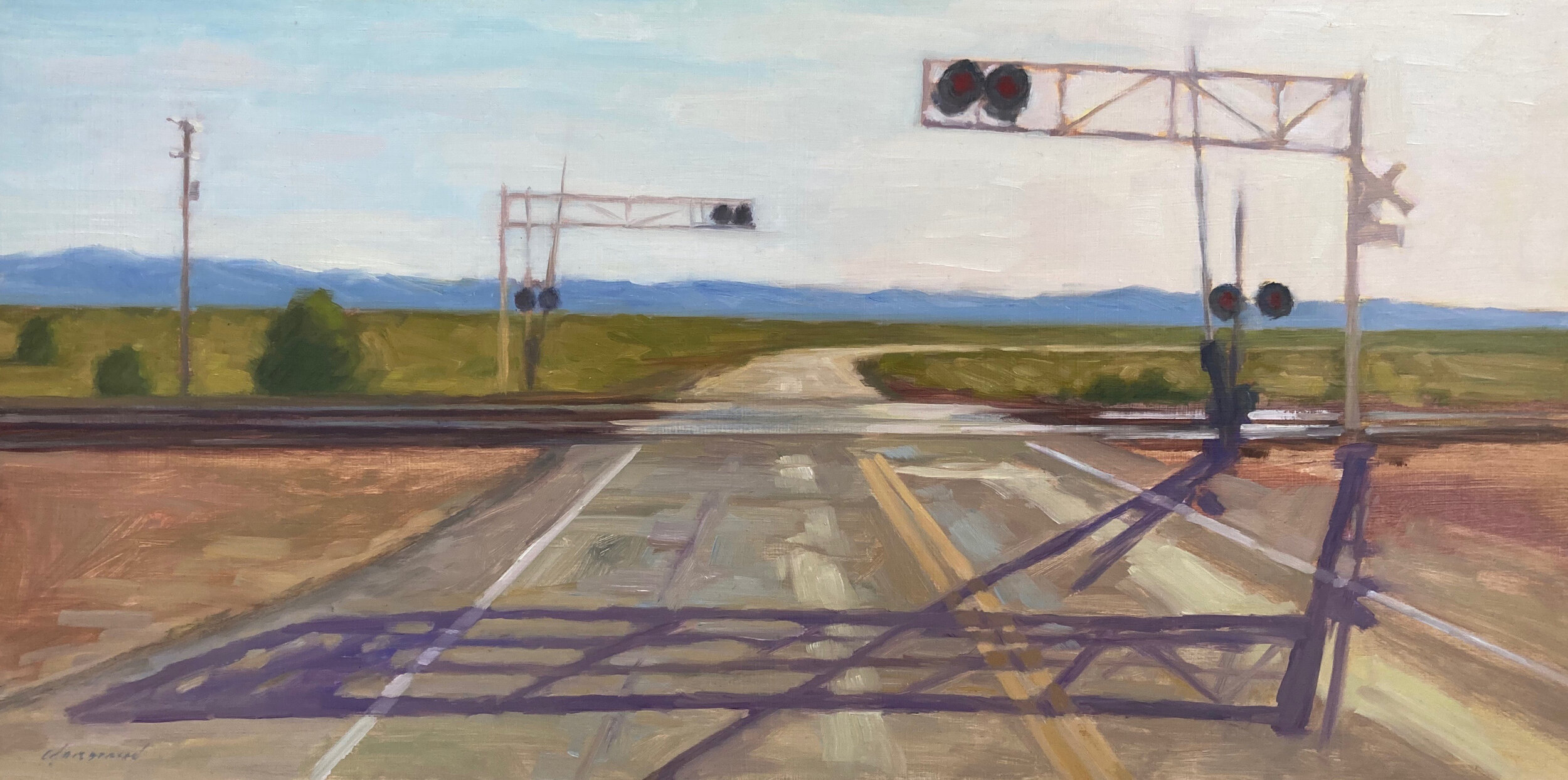 Mojave Railroad Crossing