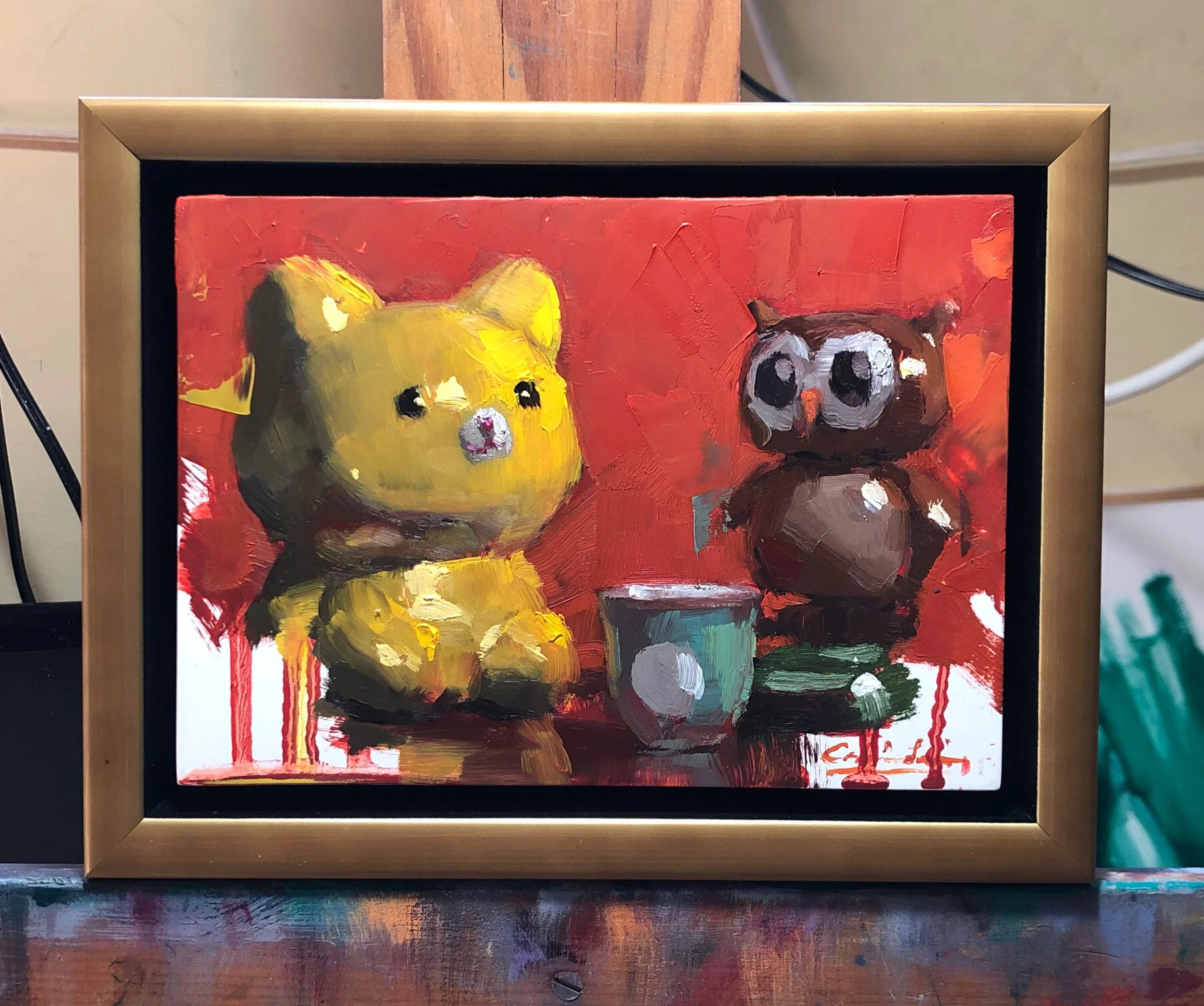 CLai - A Little Whimsy on the easel.jpg