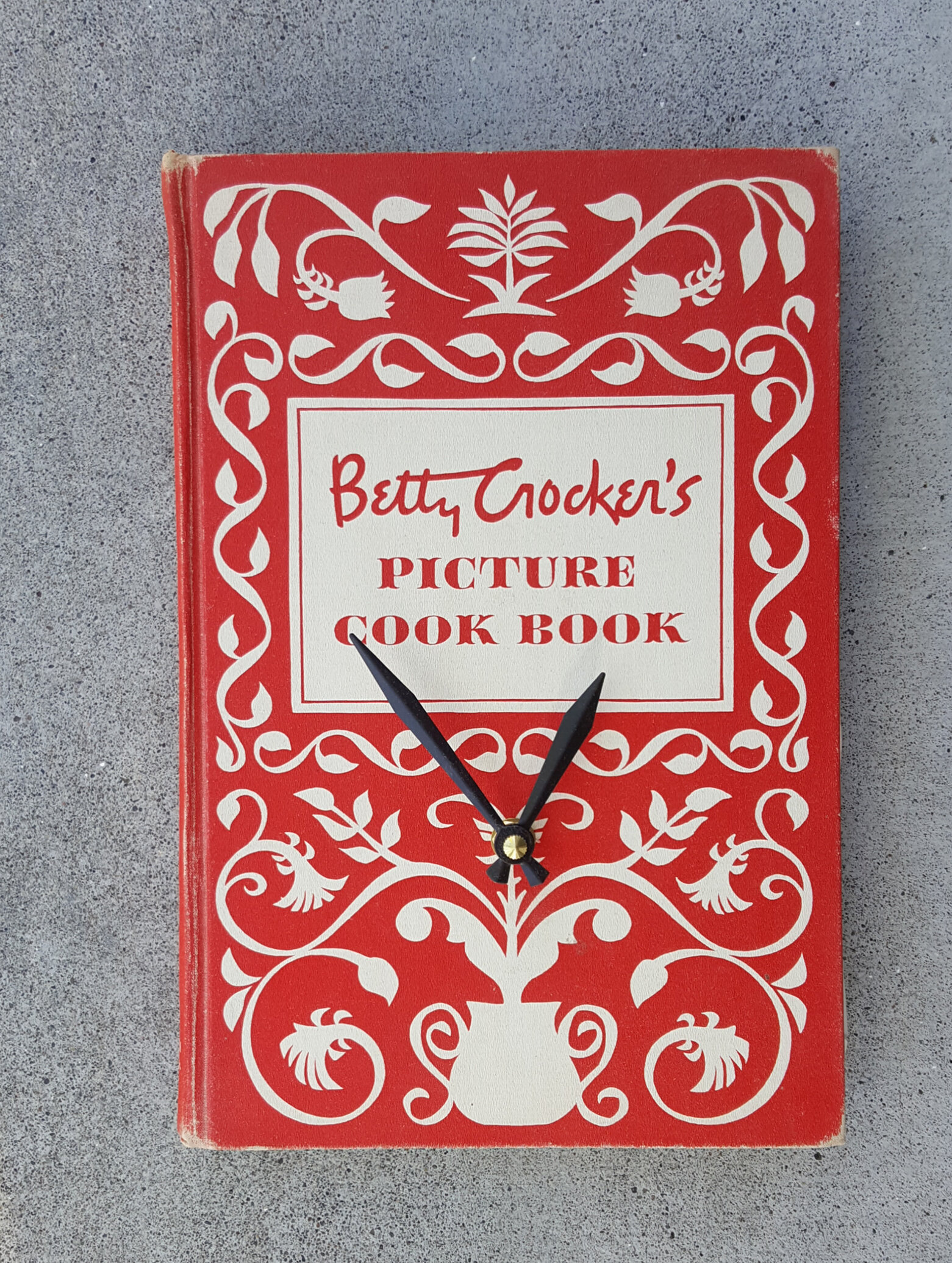 Betty Crocker Book Clock