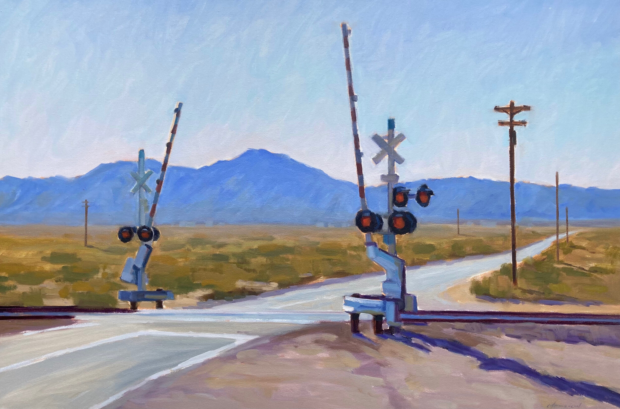 Railroad Crossing, Mojave Desert