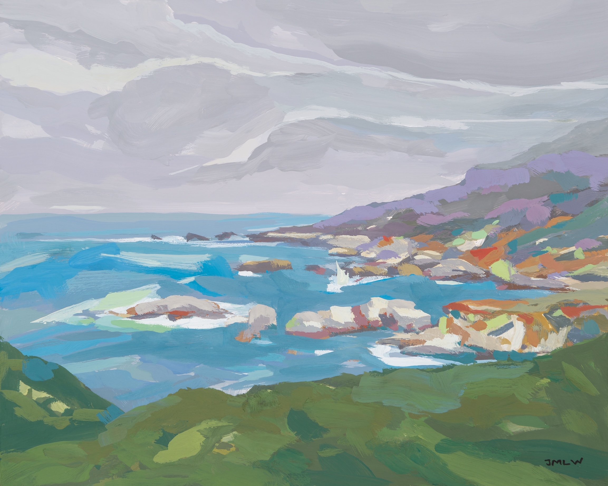 Clouds over Big Sur by Jenny Wantuch