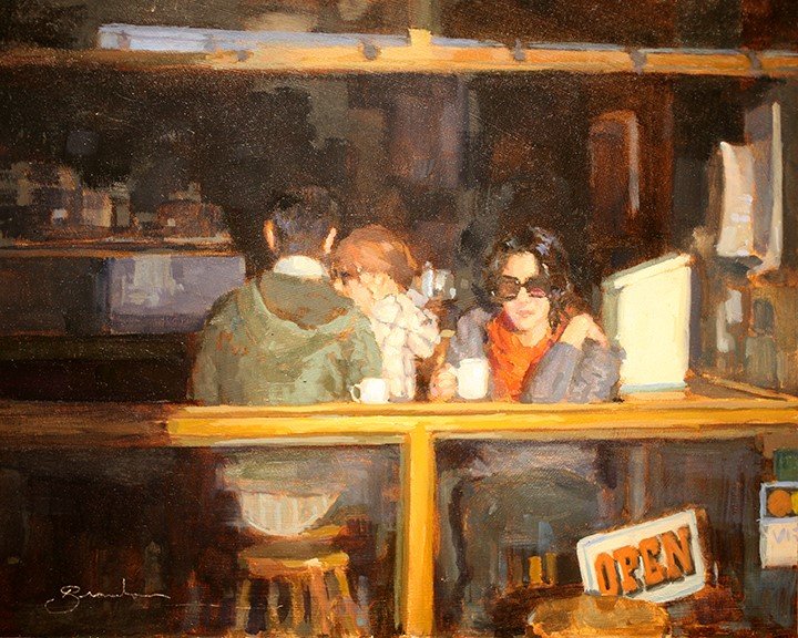 Looking into a Cafe by Brandon Smith