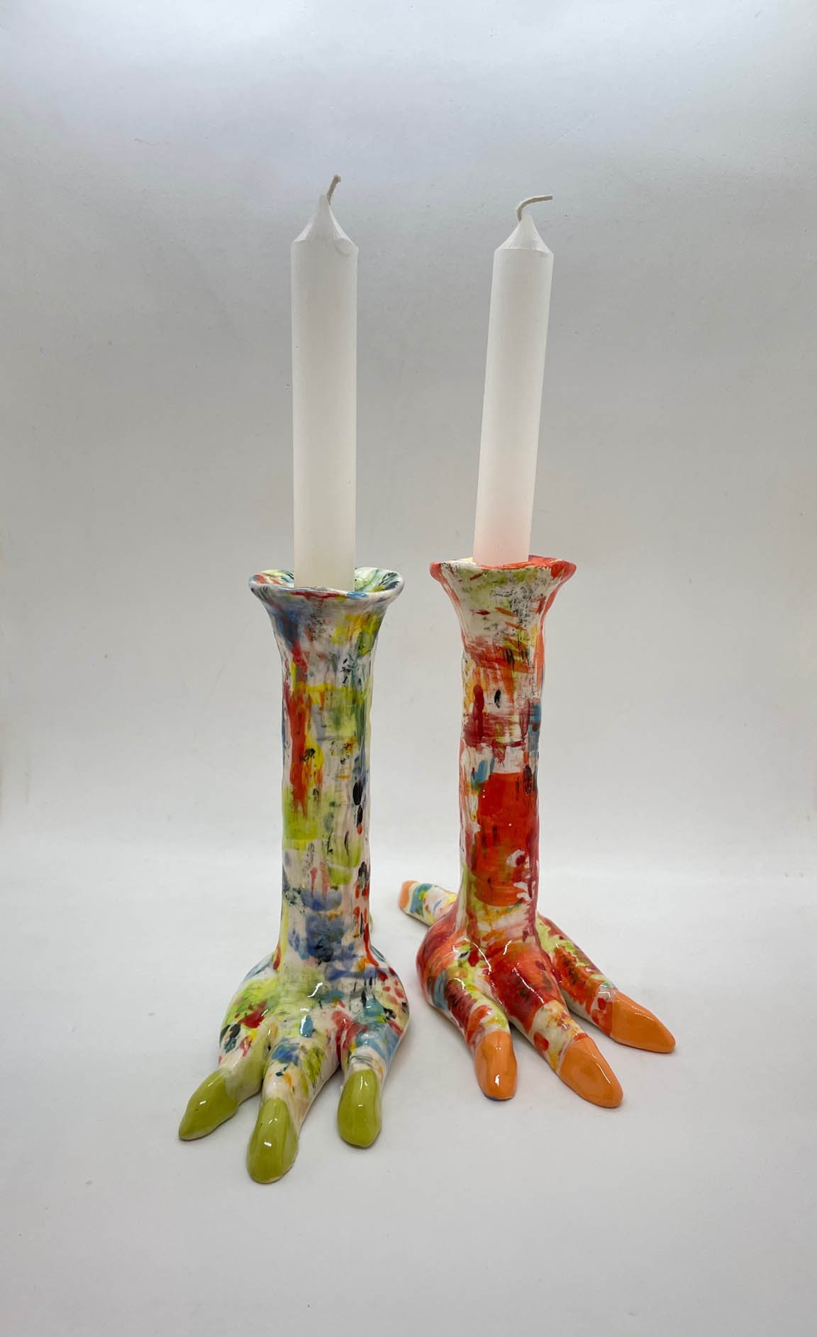 Chicken Candle Feet by Sue Levin