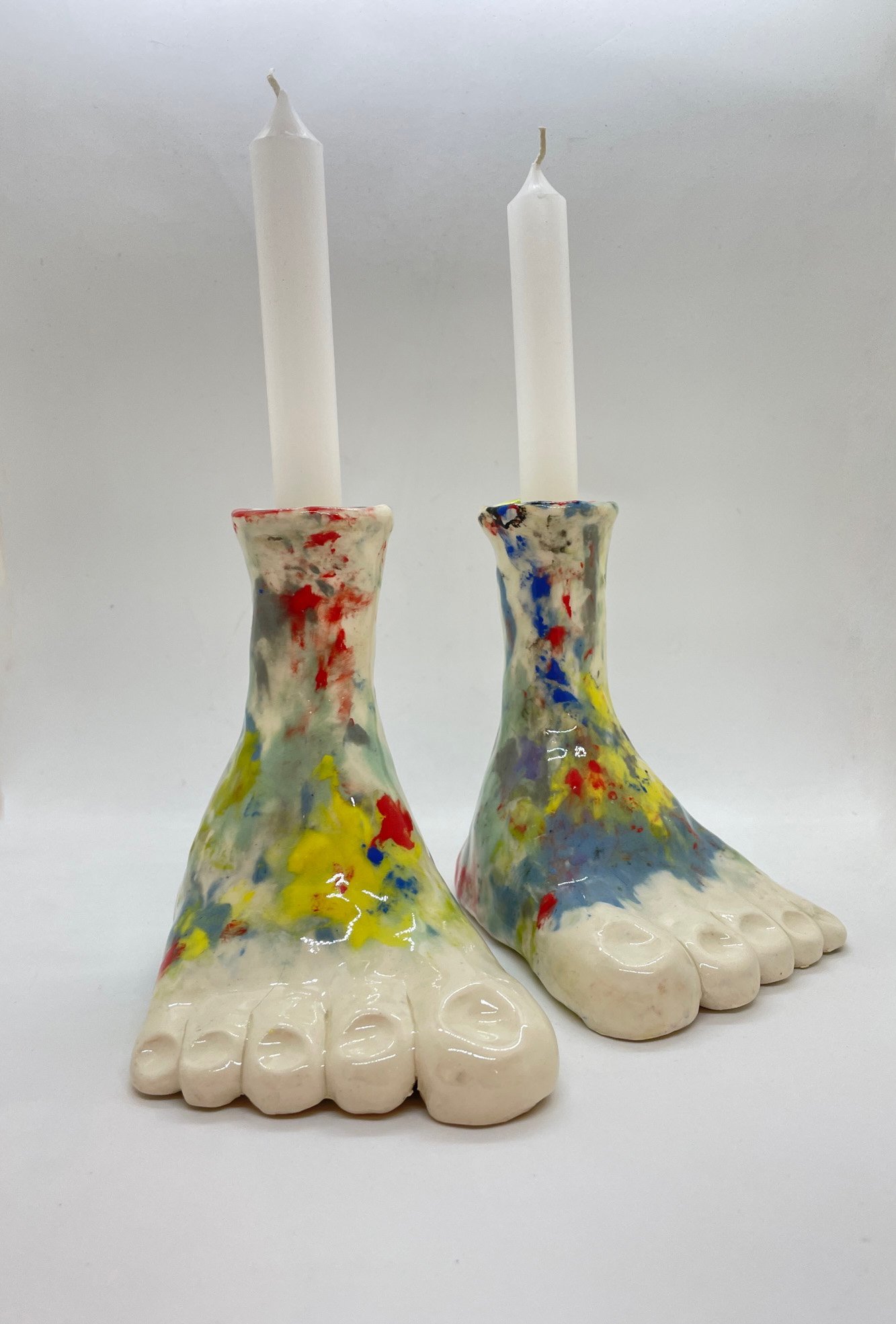 Candle Feet by Sue Levin