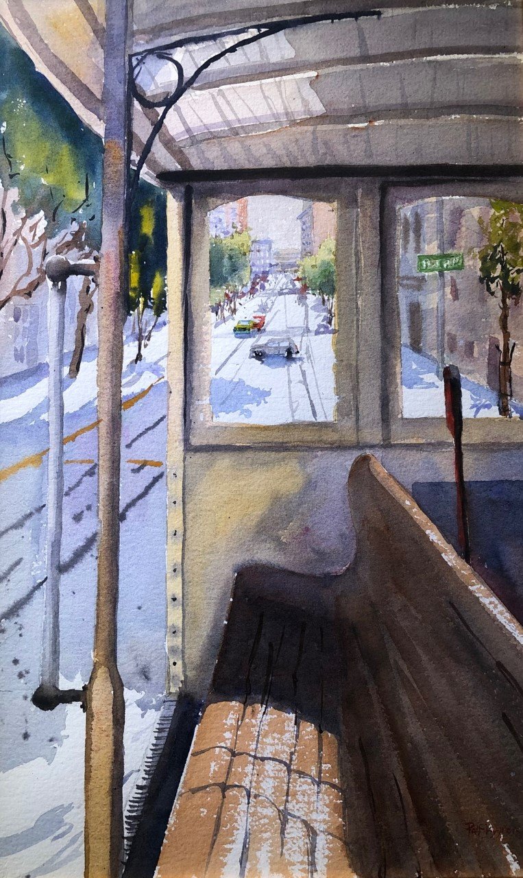 Cable Car Ride by Rolf Lygren