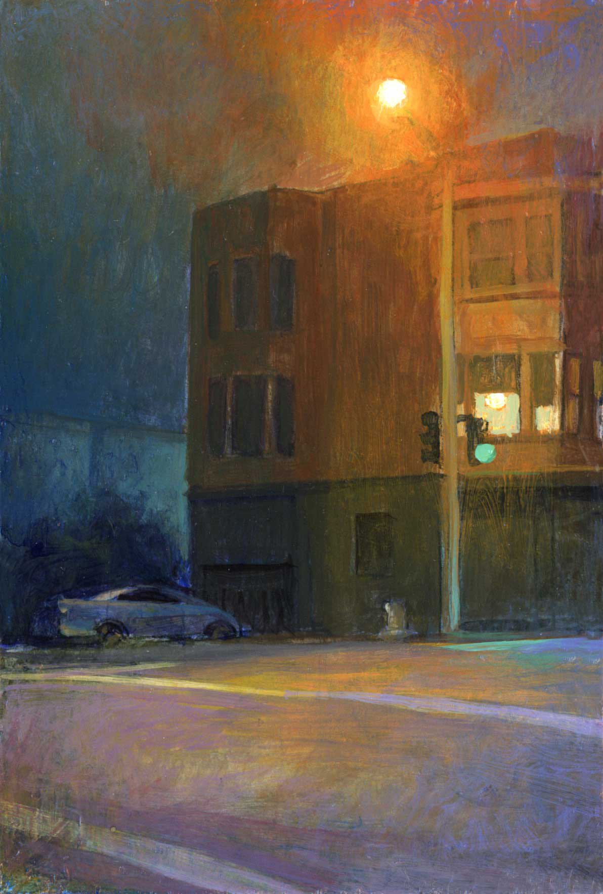 Foggy San Francisco Night by Wayne Jiang
