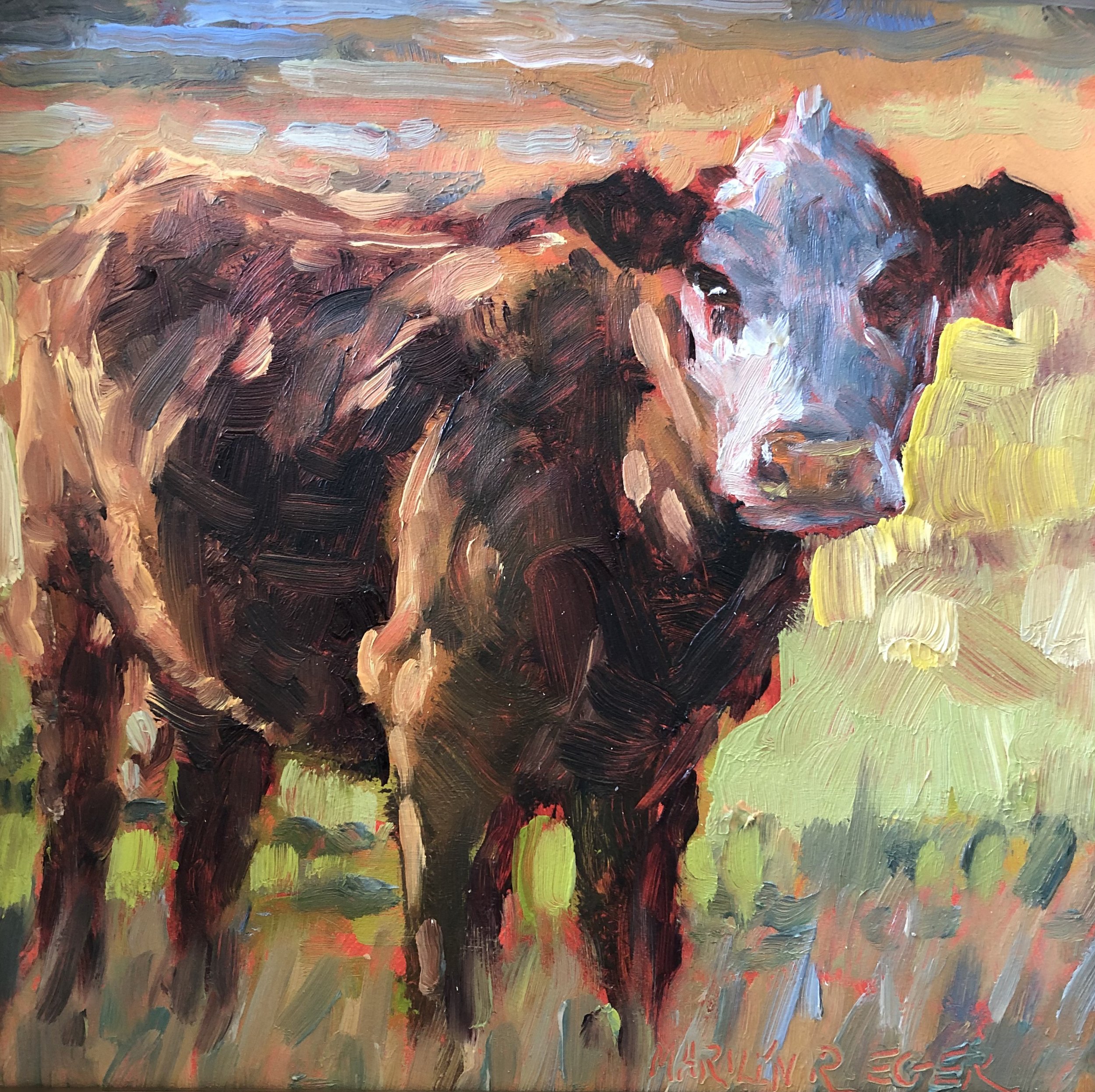 Curious Cow by Marilyn Eger