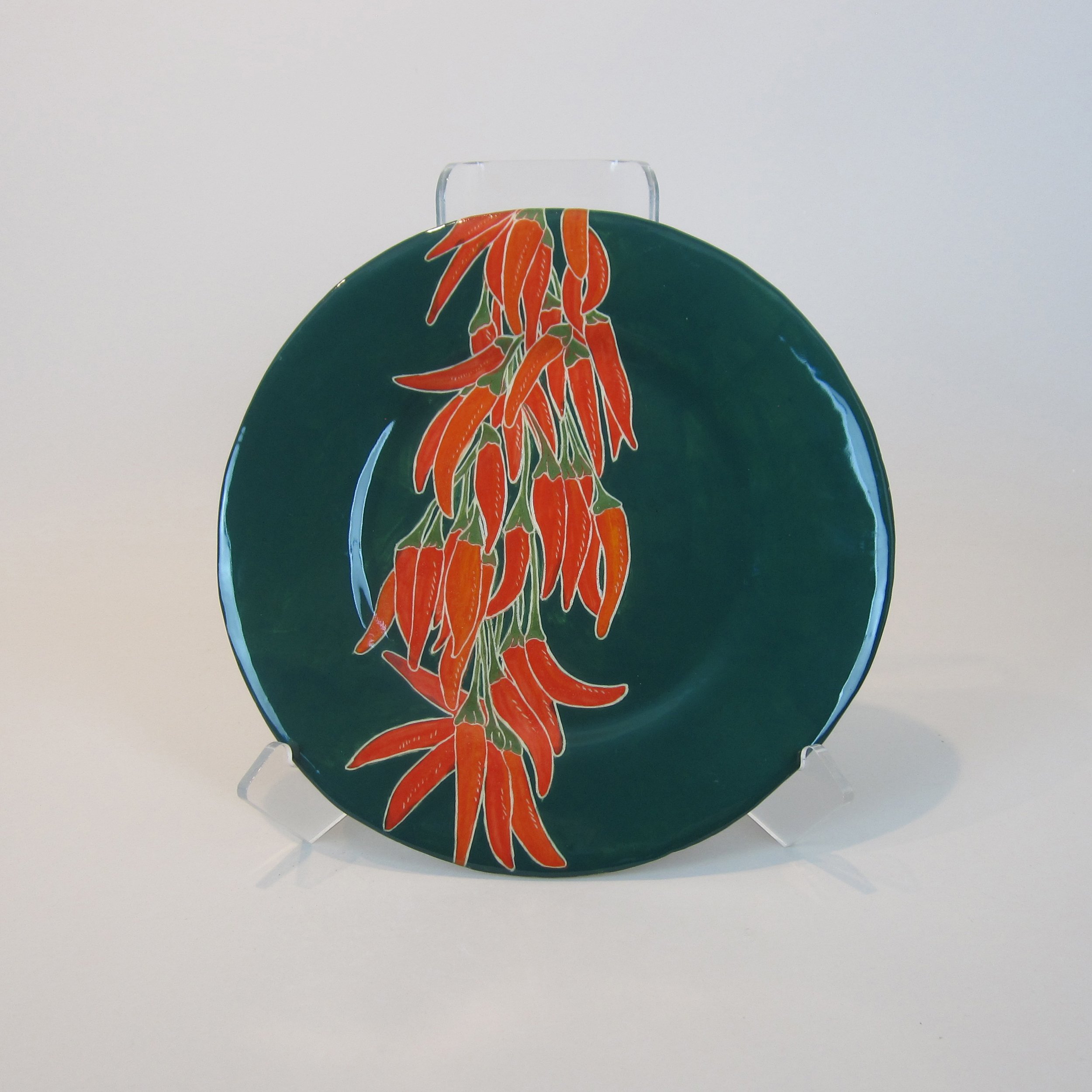 Pepper Plate 1 by Melissa Woodburn