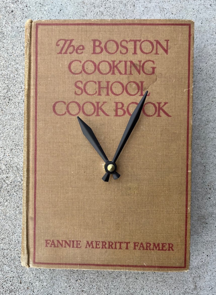Boston Cooking School Clock by Jim Rosenau