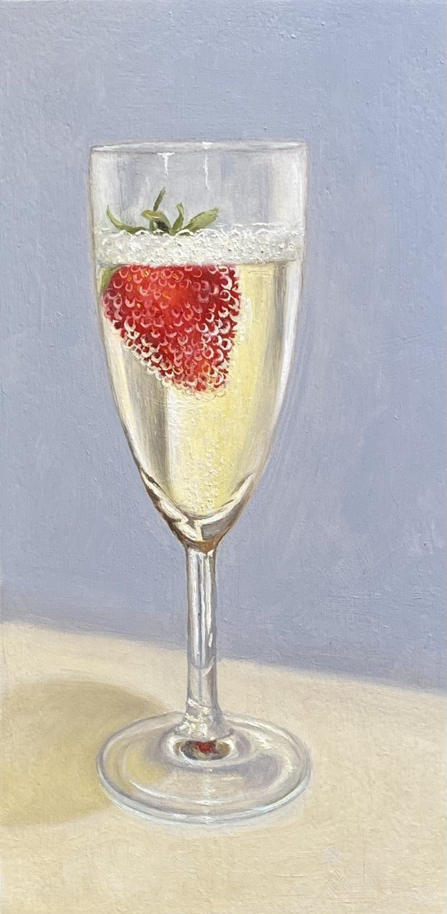 Champagne and Strawberry by Maria Trapani