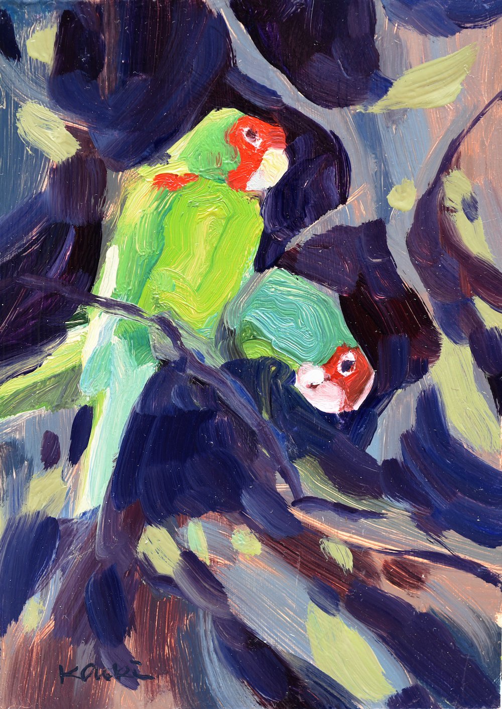 Parrot Pair #6 by Kanna Aoki