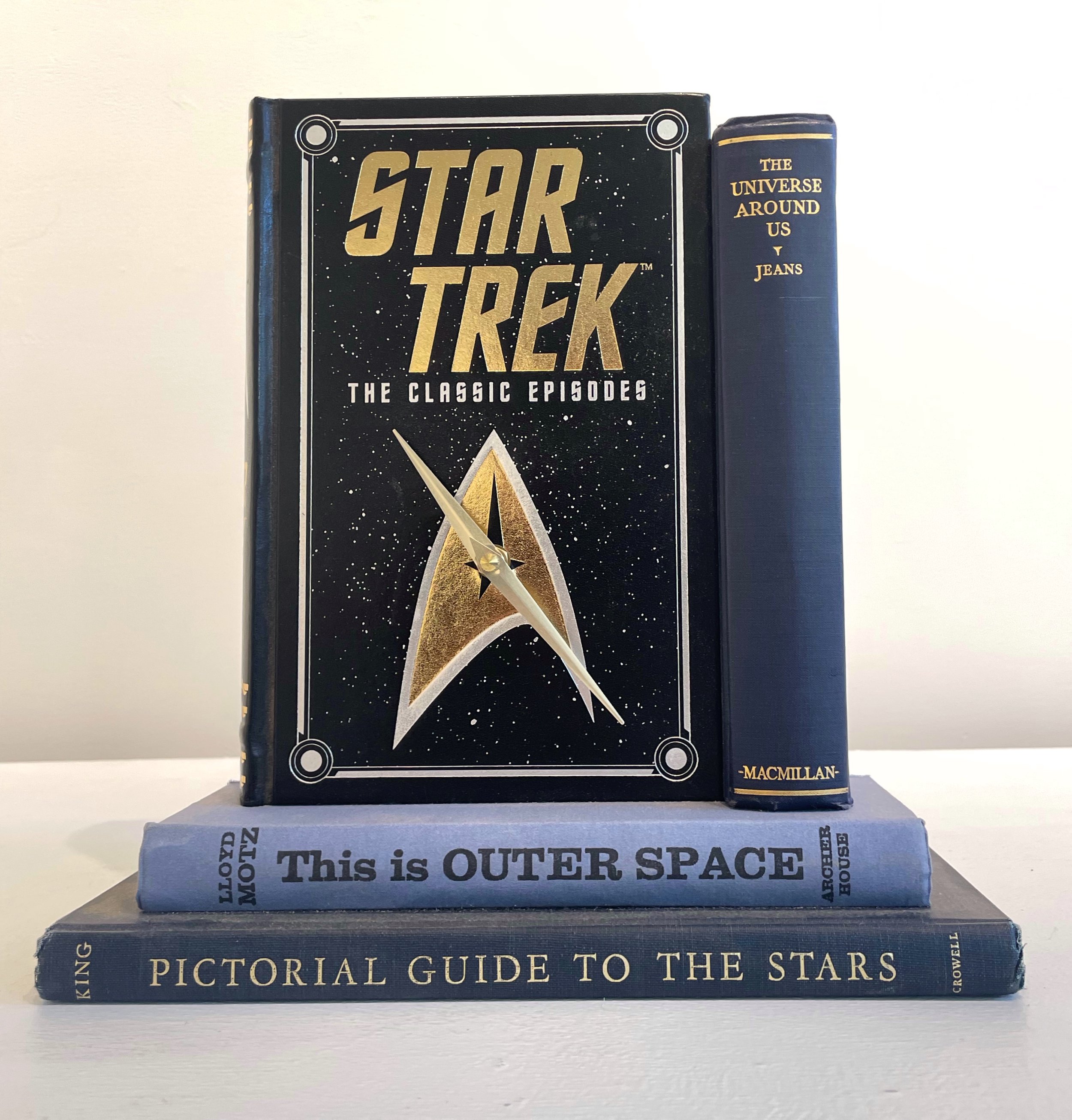 Star Trek Book Clock by Jim Rosenau