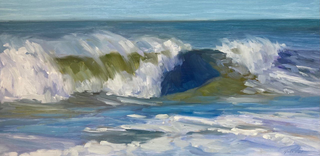 San Gregorio Wave by Michael Chamberlain