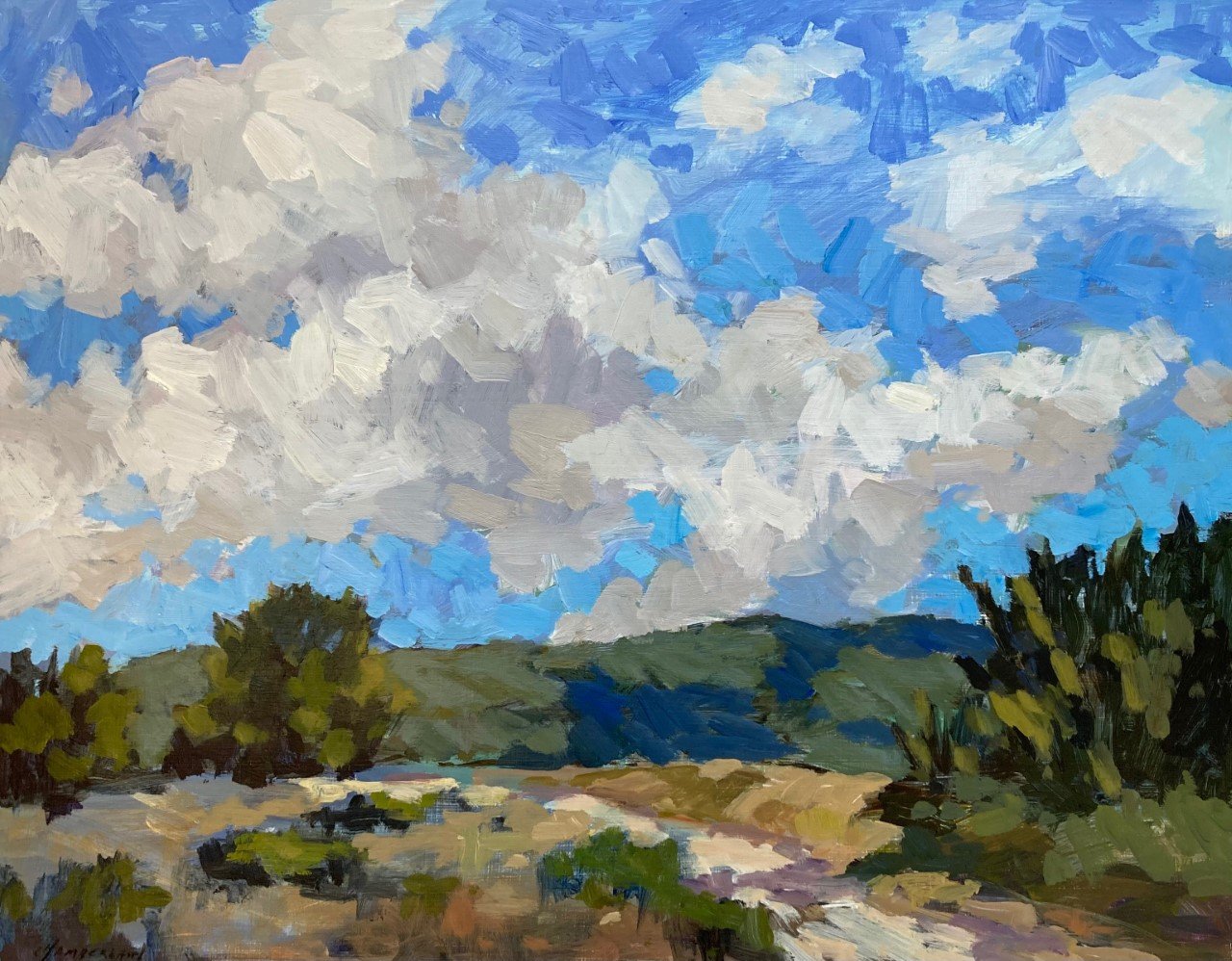 Clouds Over Montara by Michael Chamberlain