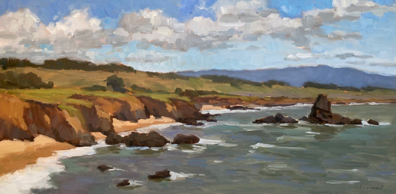 Clouds Over Pigeon Point by Michael Chamberlain