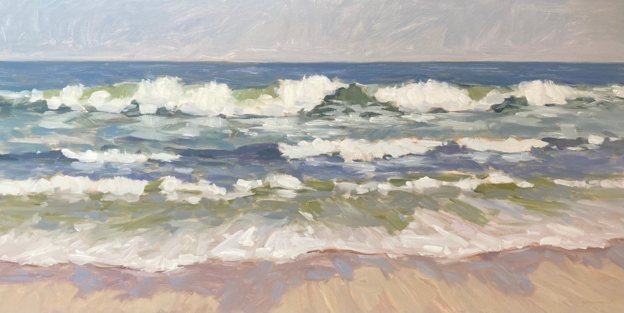 Pescadero Waves #1 by Michael Chamberlain