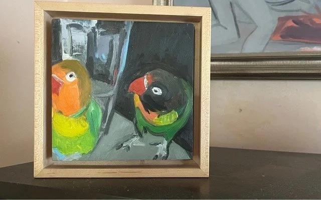 BKendall_LovebirdCourtship-framed.jpg