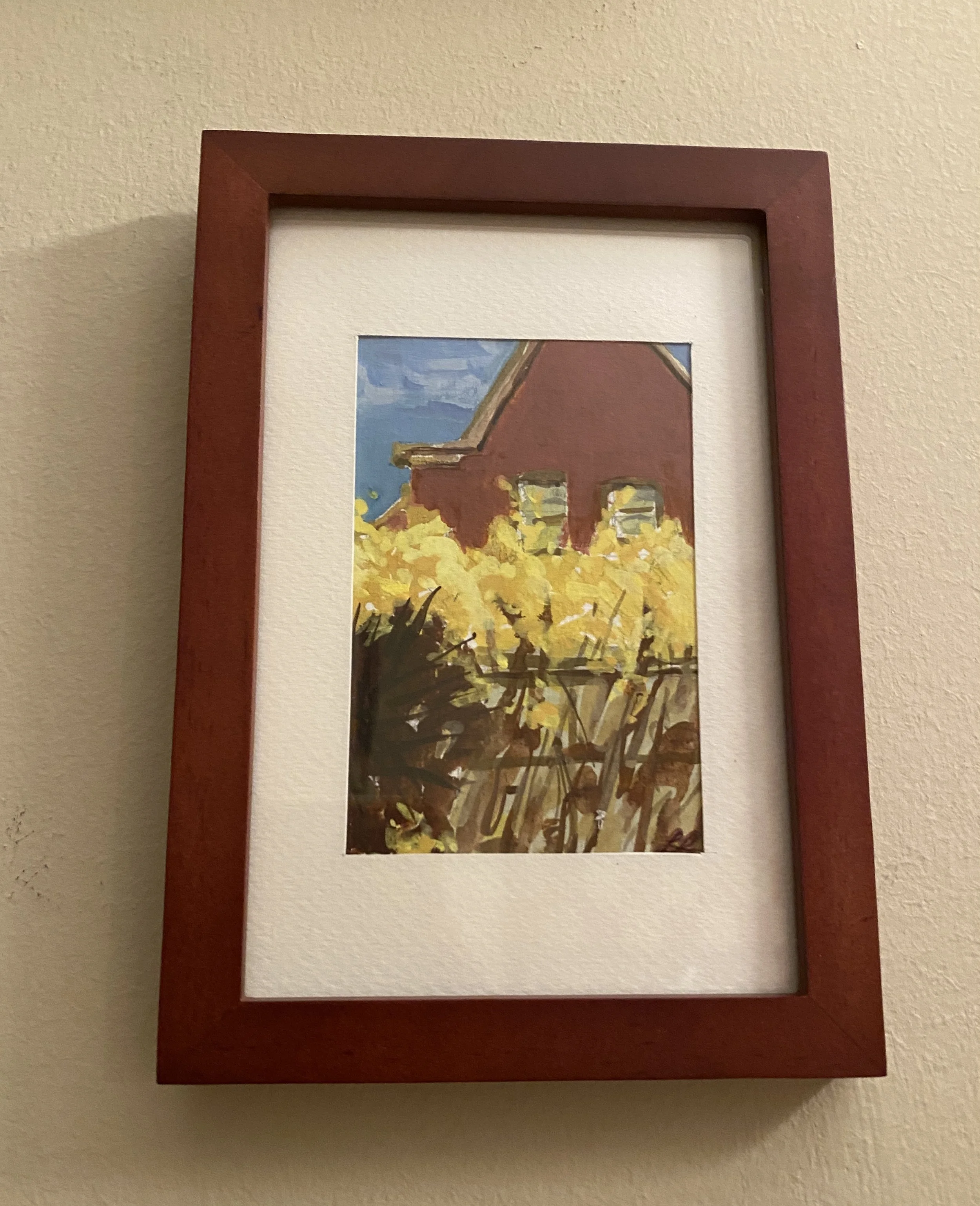 LRLazarus-Framed, Forsythias in Bloom.jpg