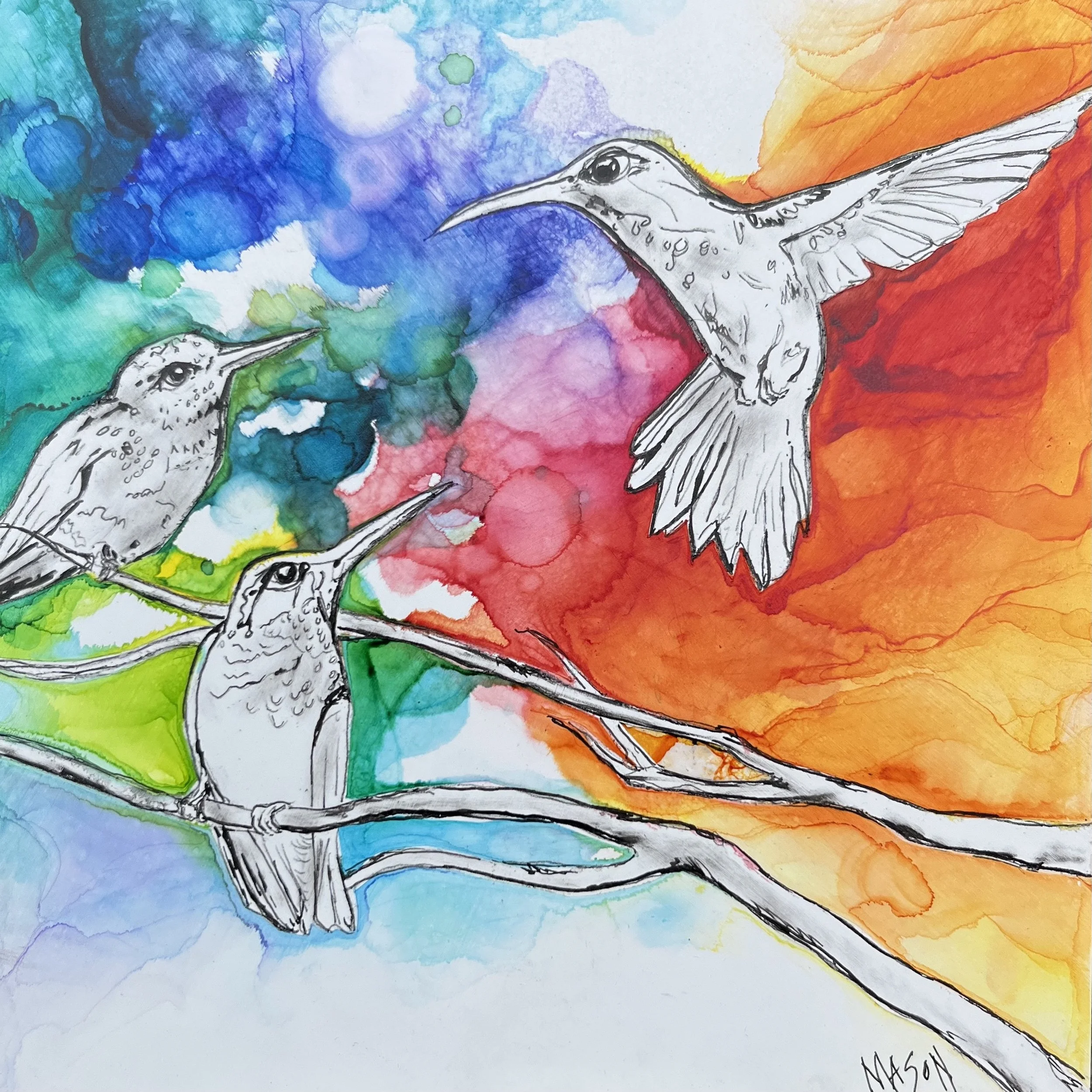 KMason_birding and humming 6x6.jpg