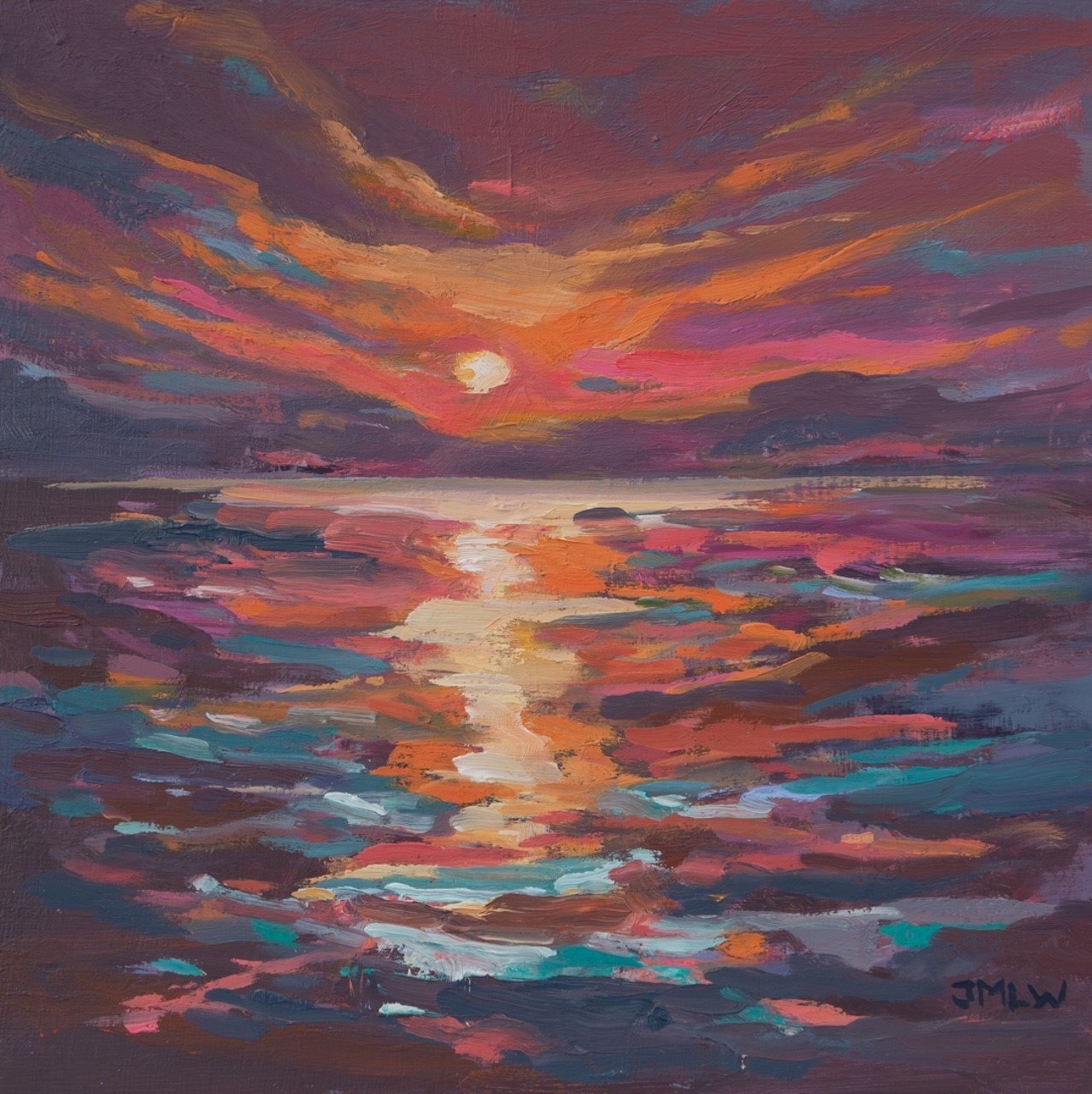 Sunset over Monterey Bay by Jenny Wantuch