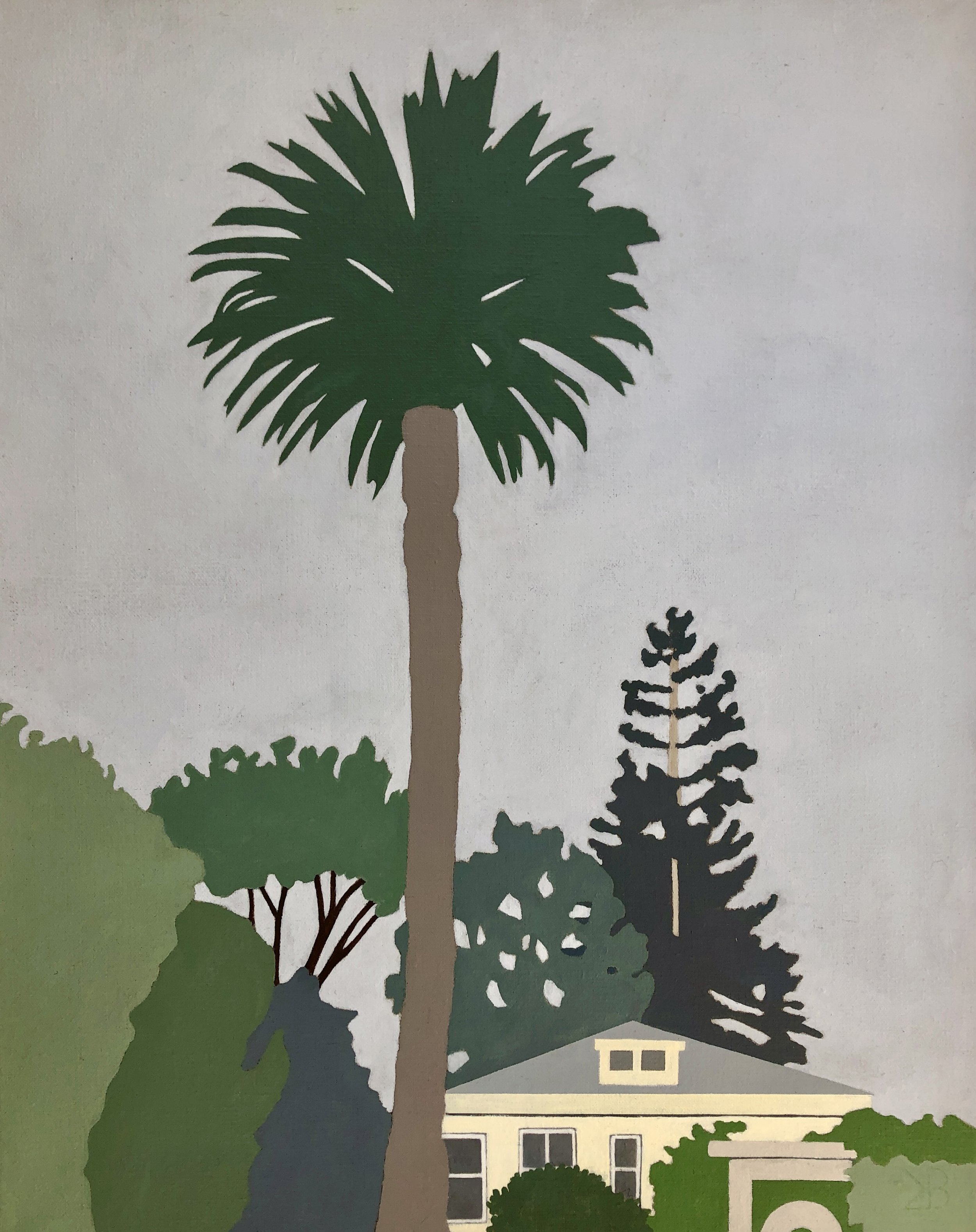 Palm Tree in the Garden by Kate Barrengos