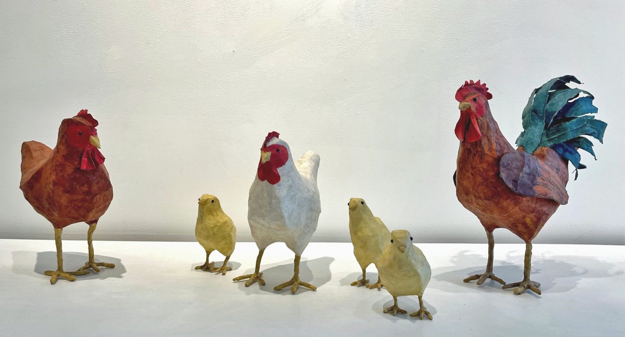 Chicken Family by Nancy Overton