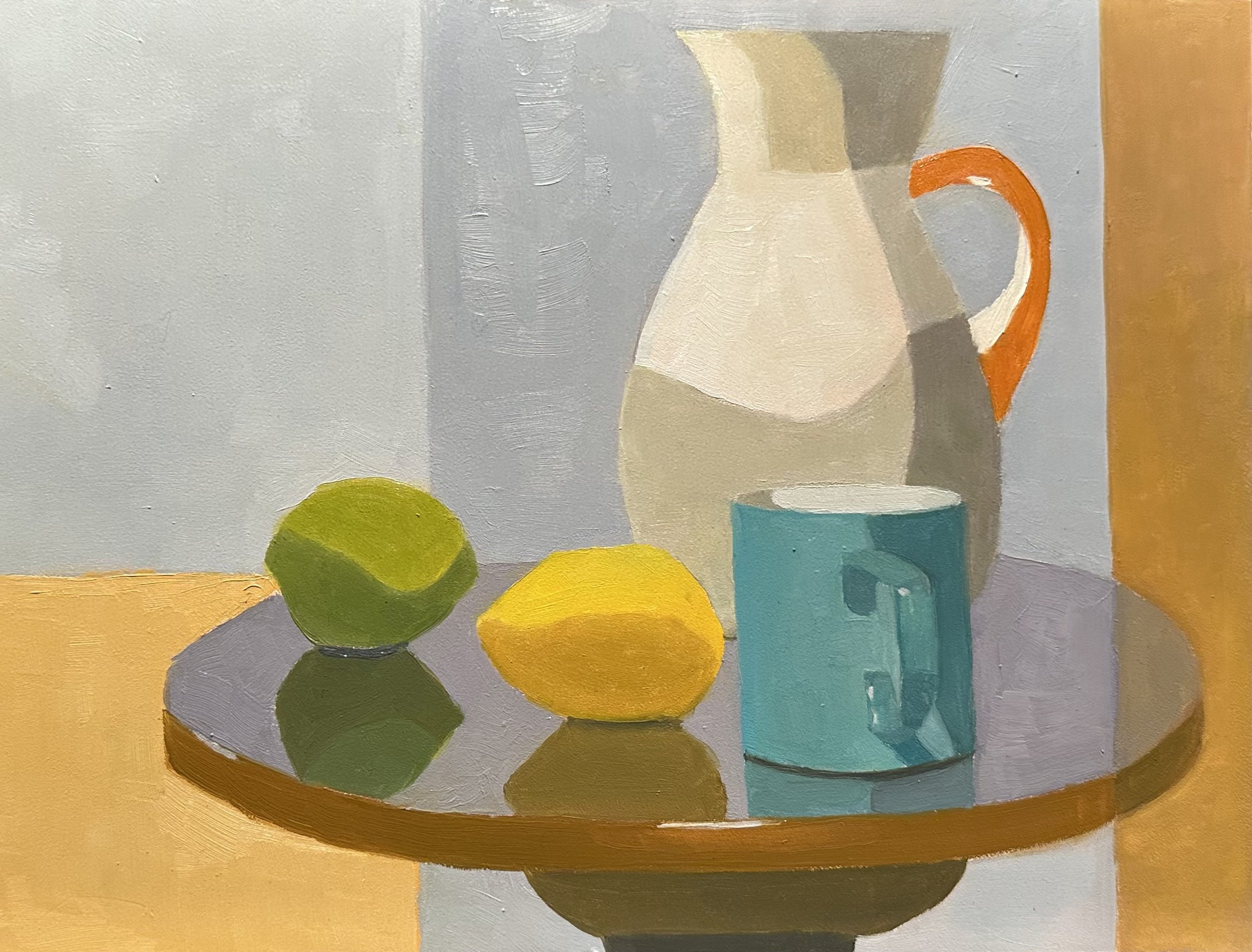Turquoise Cup Meets Lemon and Lime by Carla Roth