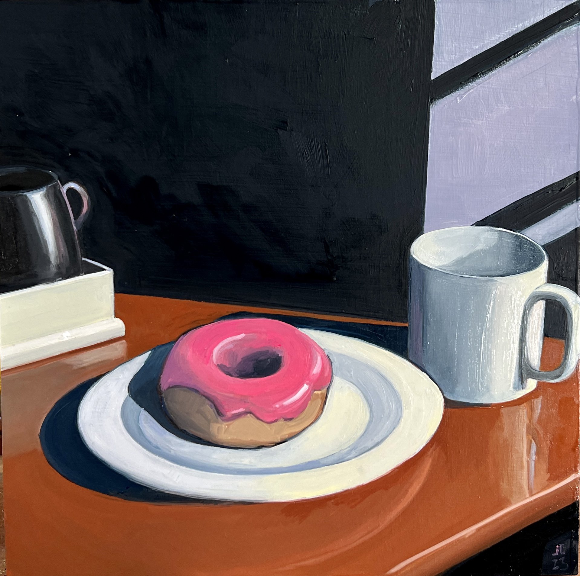 Pink Donut by Jonathan Crow