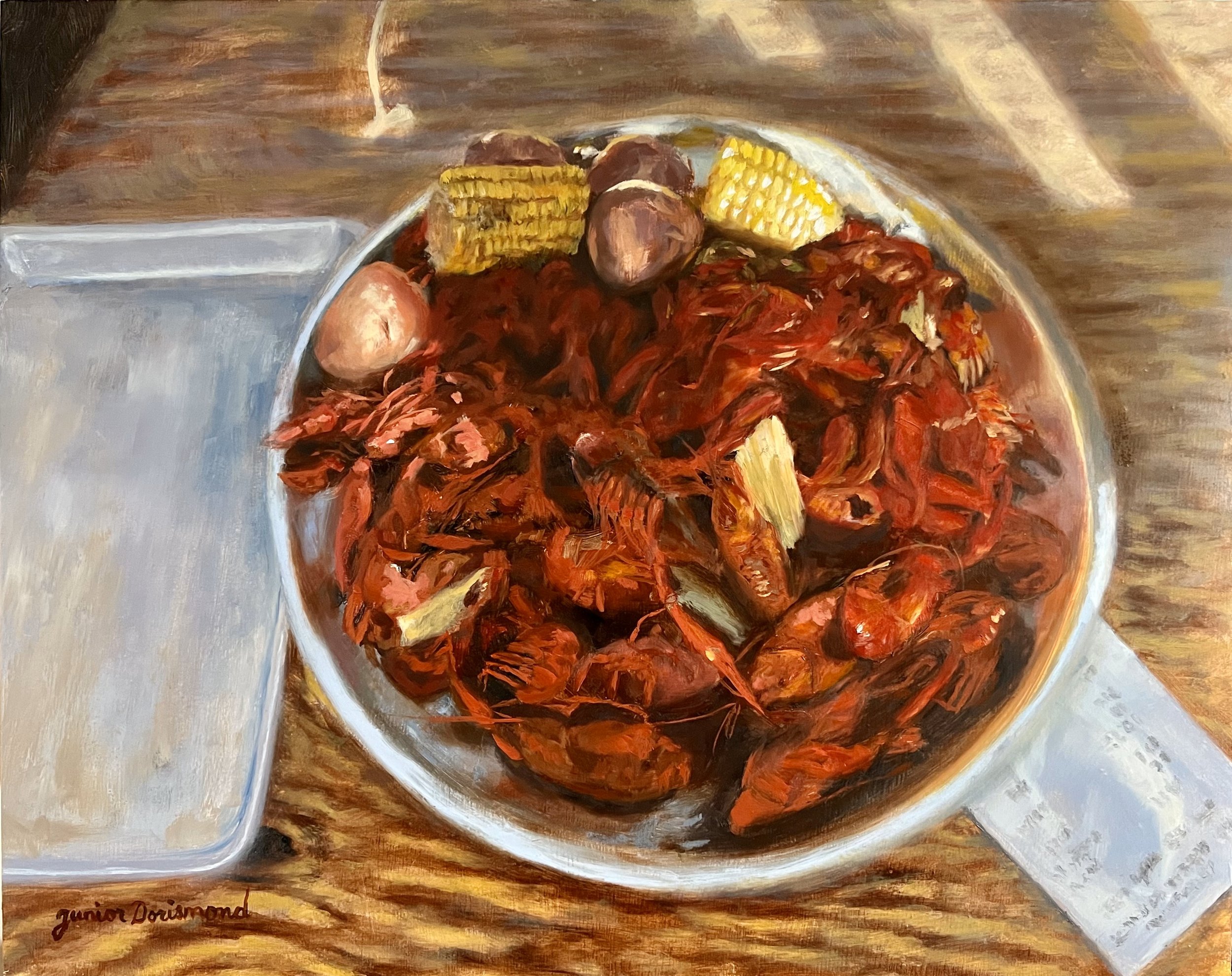 Cajun Crawfish Boil by Junior Dorismond