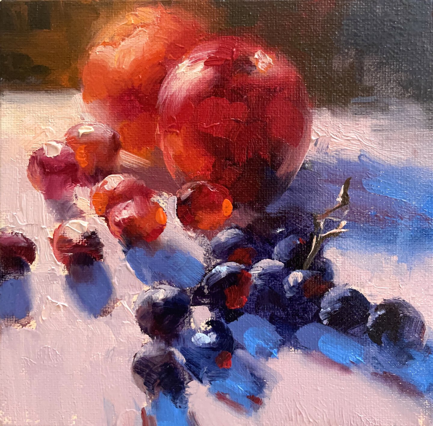 Backlit Apples 2 by Carol Tarzier