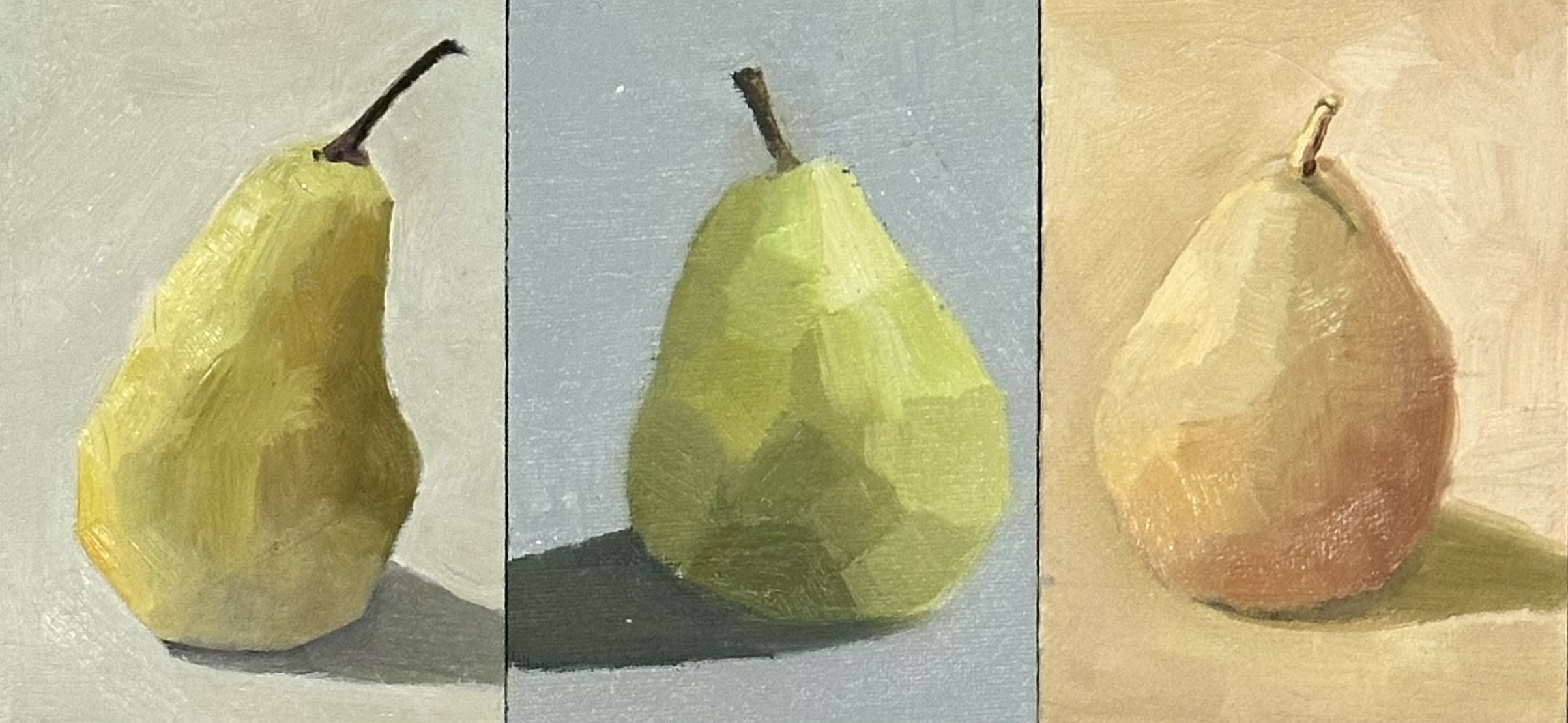 Three Pears by Carla Roth