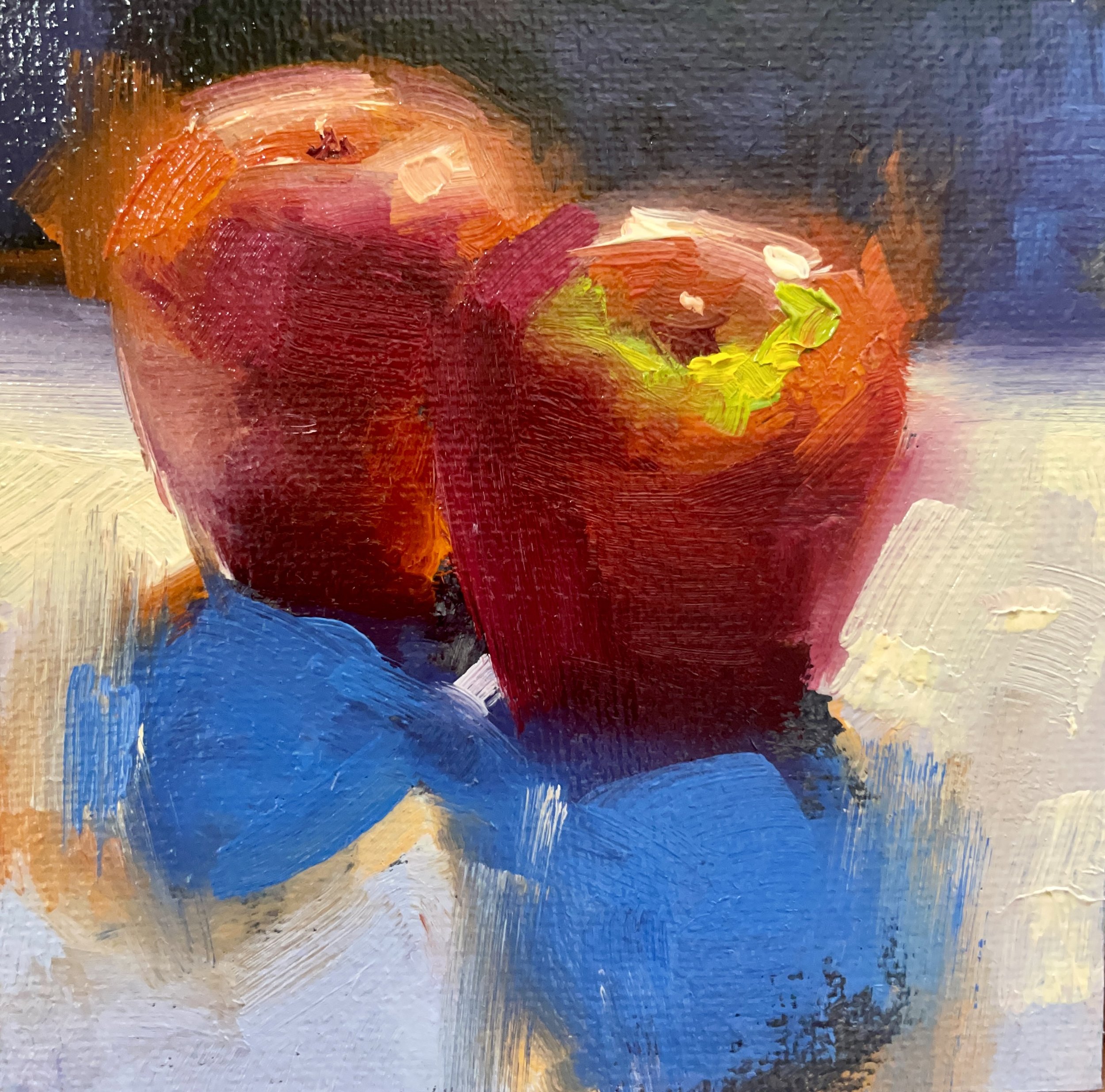Backlit Apples by Carol Tarzier
